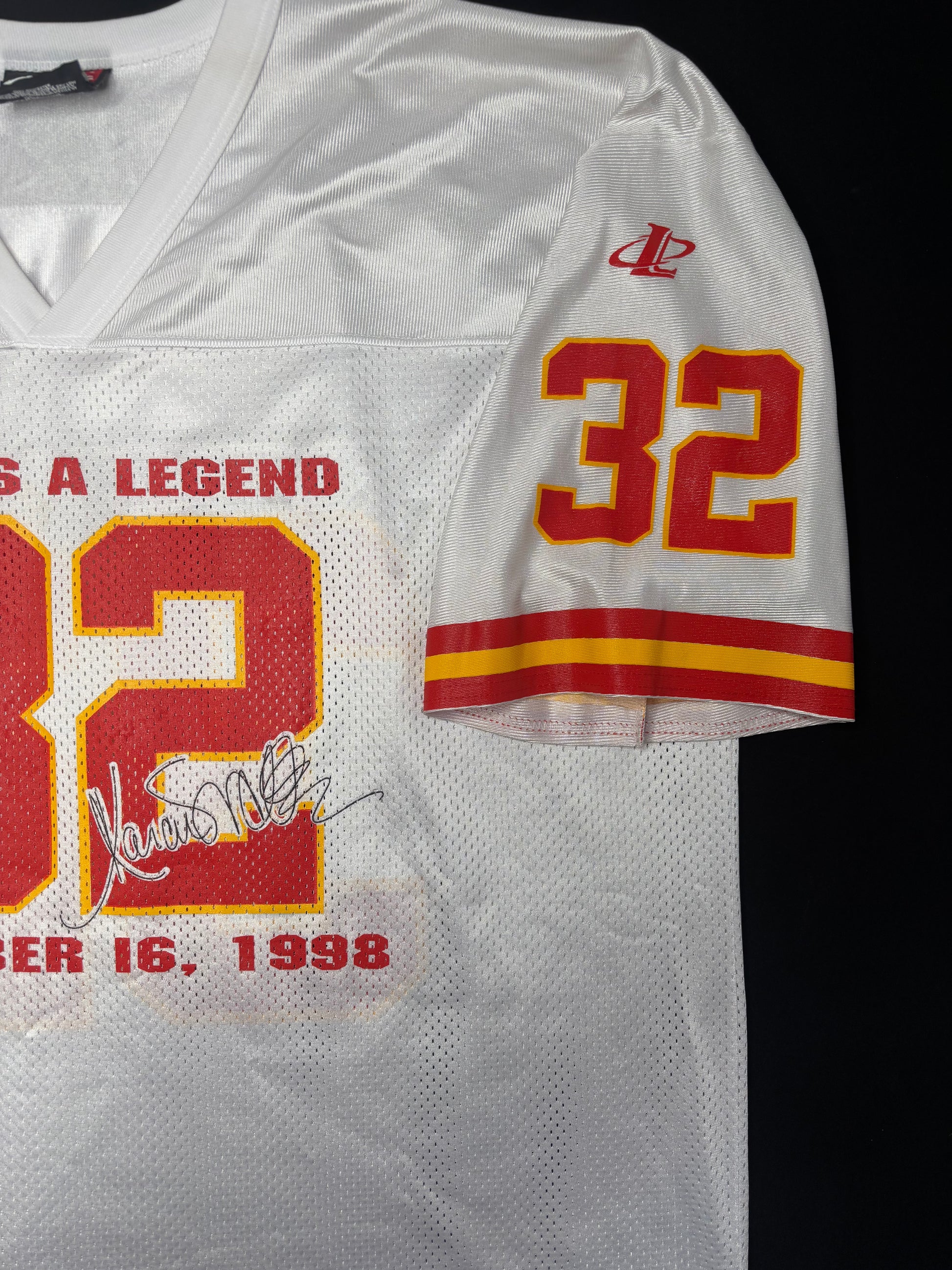 Kansas City Chiefs Marcus Allen Jersey Retirement Commemorative Logo Atheltic Football Jersey Size: XL