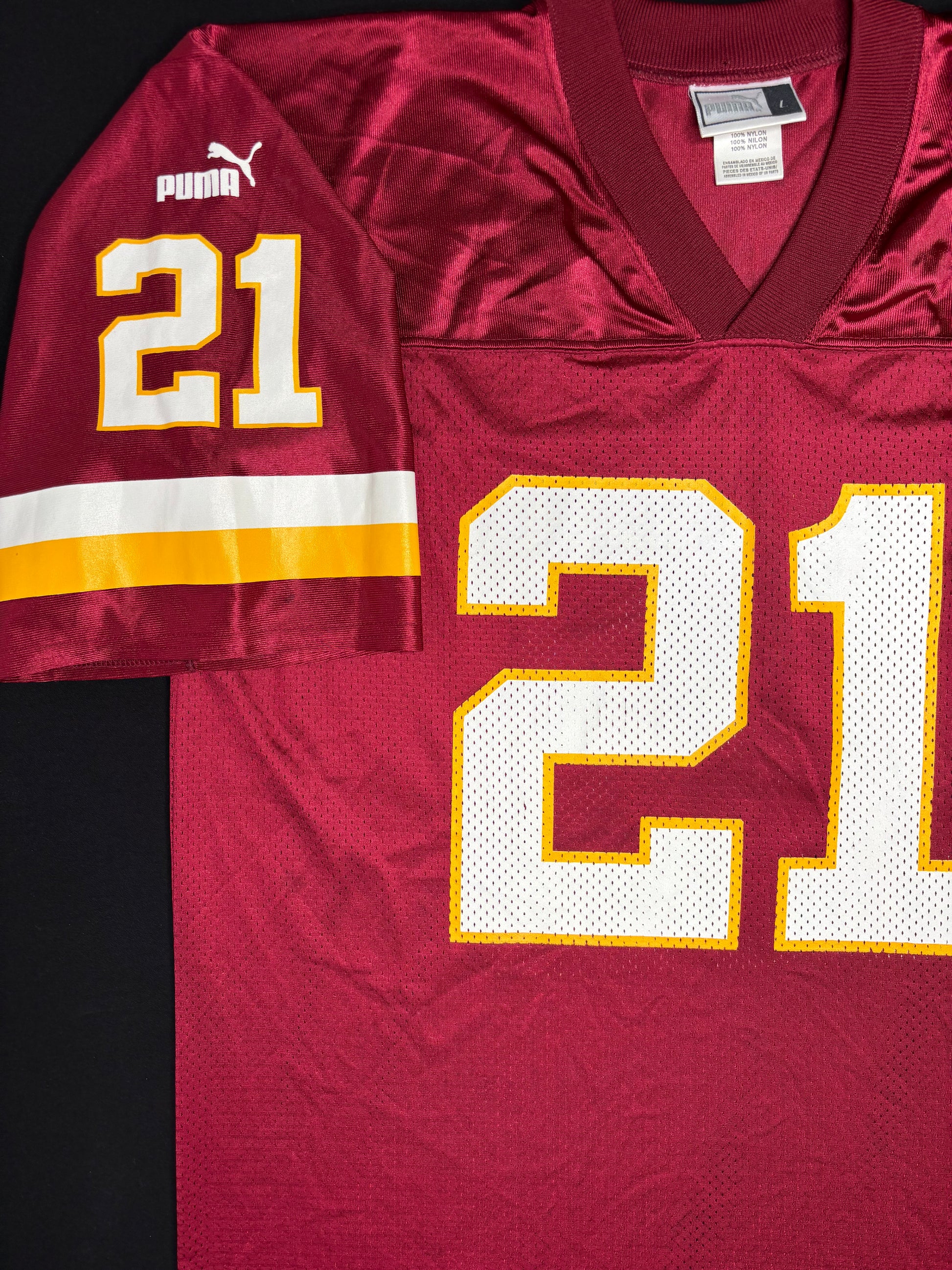 Washington Redskins Deion Sanders Puma Football Jersey Size: Large