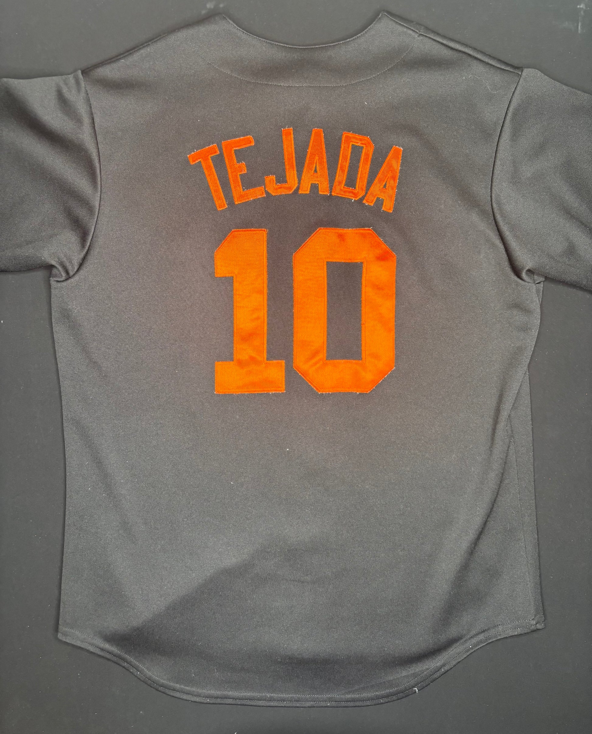 Baltimore Orioles Miguel Tejada Majestic Baseball Jersey Size: Large