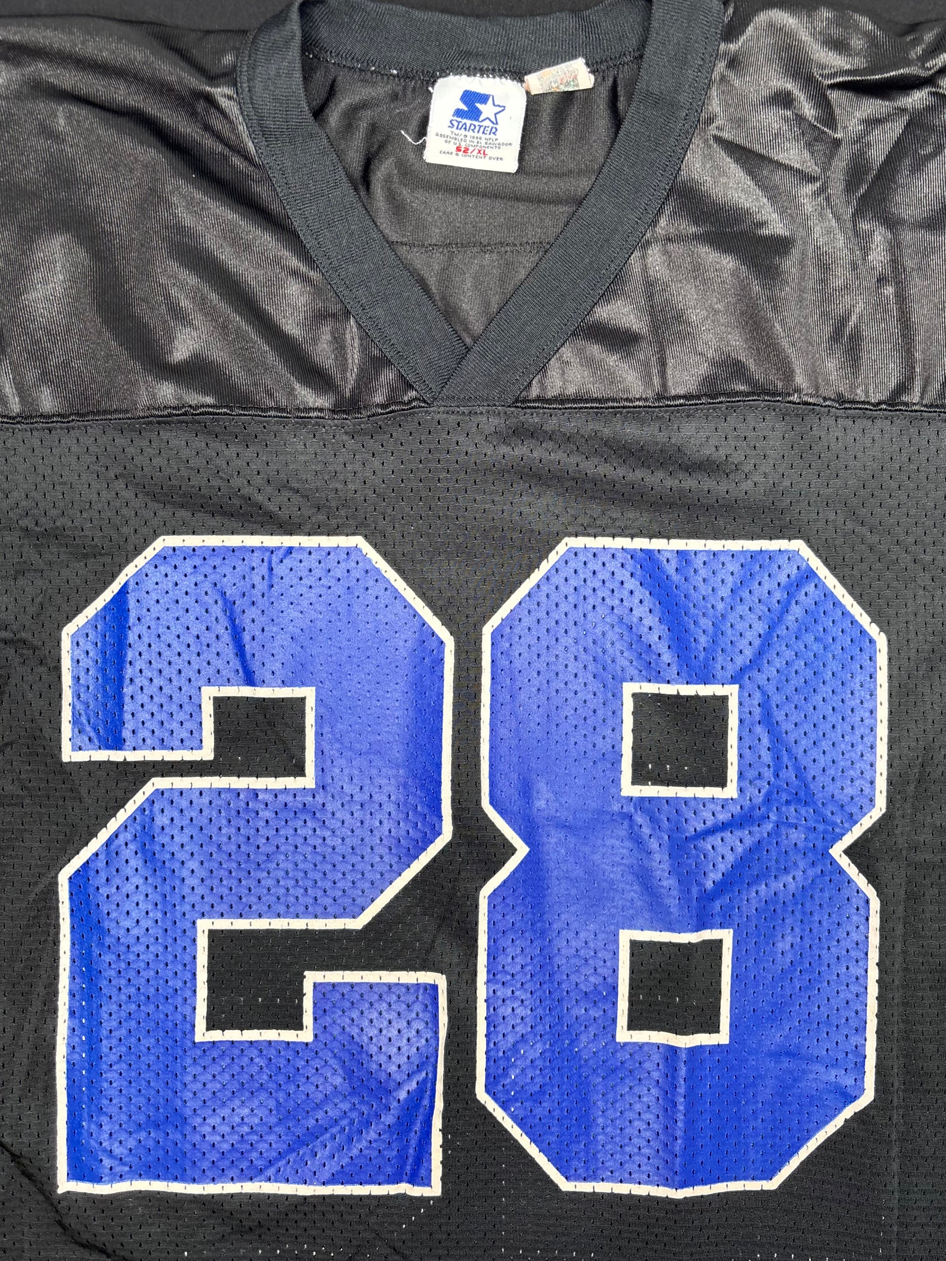 Indianapolis Colts Marshall Faulk Alt Black Starter Football Jersey Size: 52
