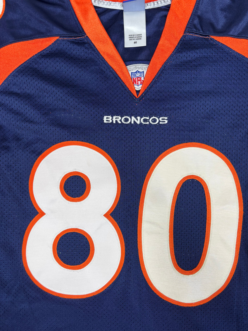 Denver Broncos Rod Smith Reebok Authentic Football Jersey Size: 60