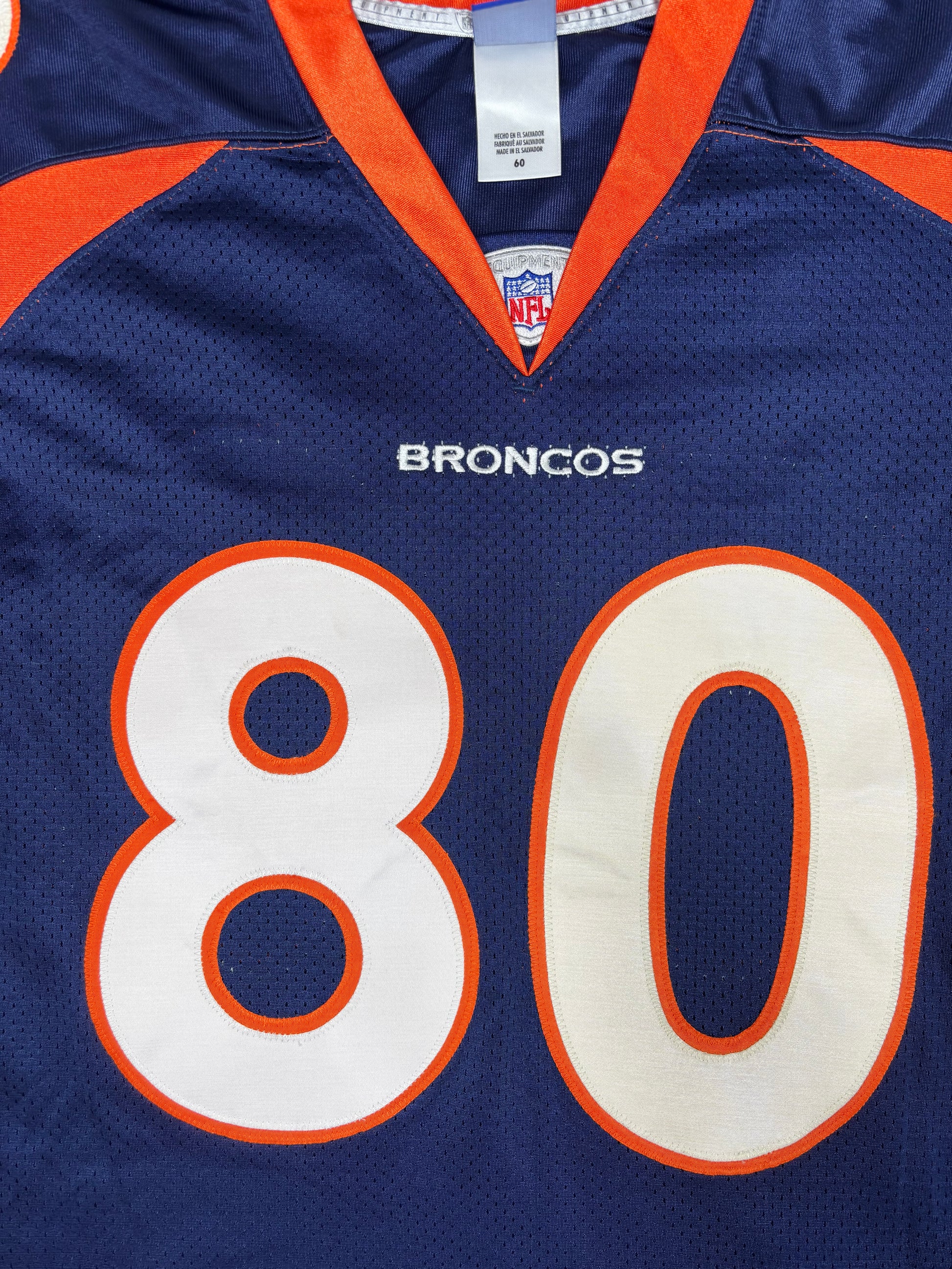 Denver Broncos Rod Smith Reebok Authentic Football Jersey Size: 60