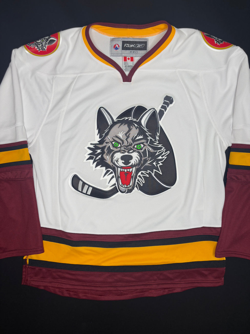 Chicago Wolves Bauer IHL Hockey Jersey Size: Medium