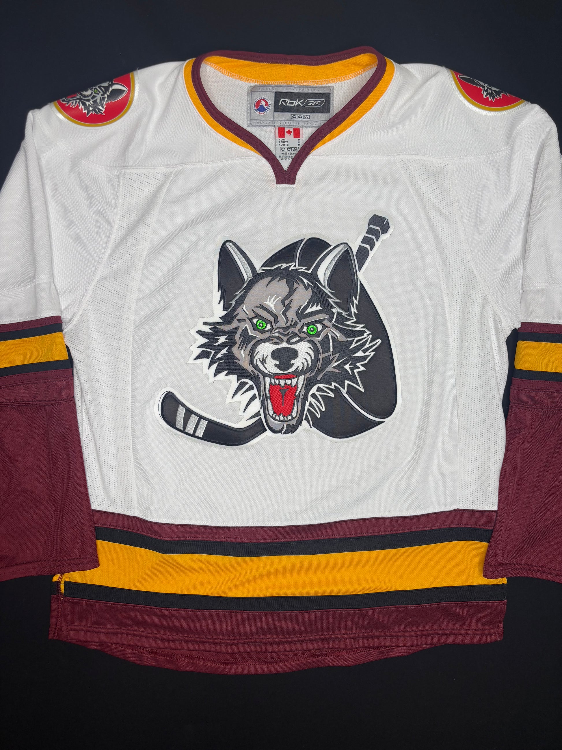 Chicago Wolves Bauer IHL Hockey Jersey Size: Medium