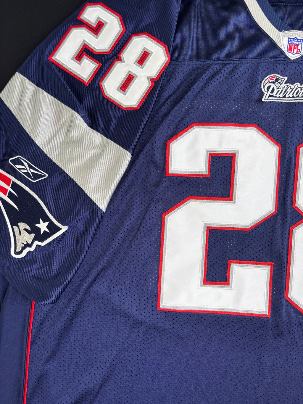 New England Patriots Corey Dillon Authentic Reebok Football Jersey Size: 60