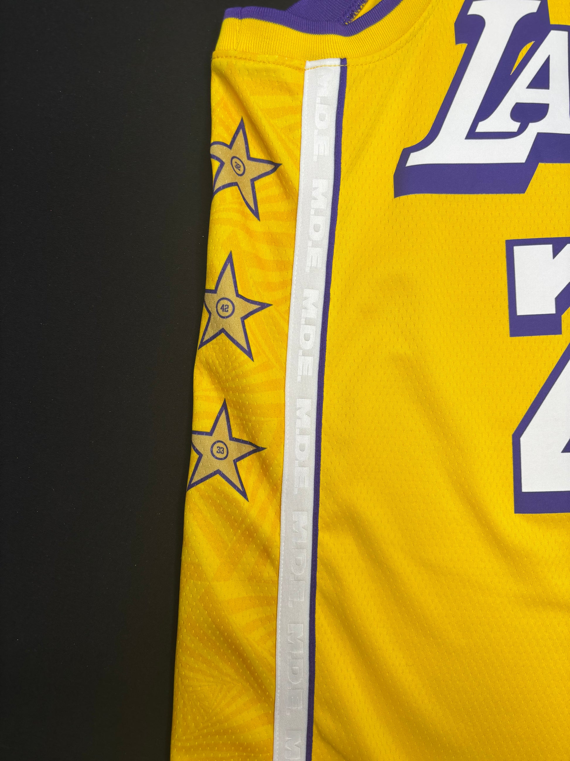 Los Angeles Lakers LeBron James Lore Series Nike Swingman Basketball Jersey Size: 44