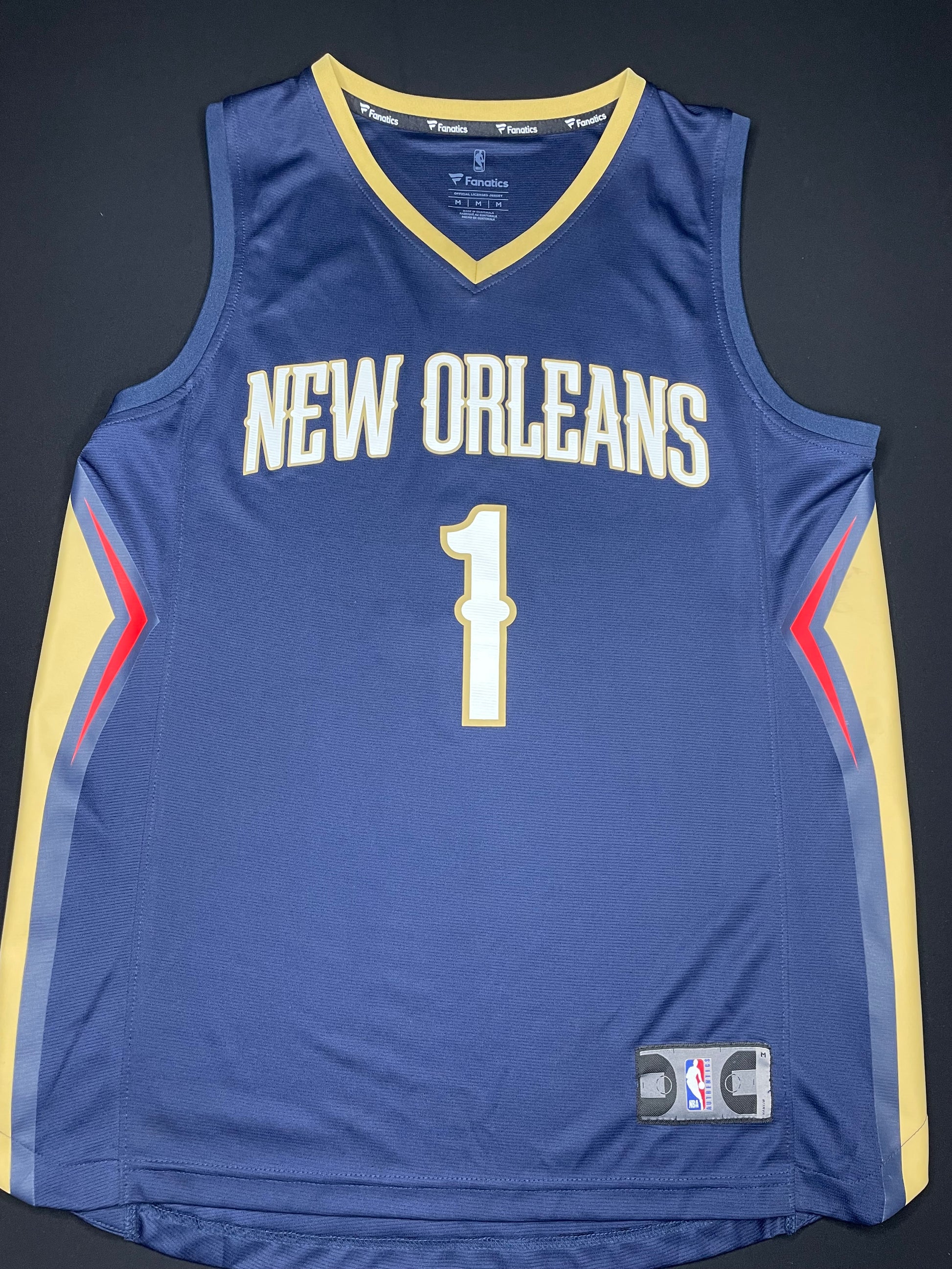 New Orleans Pelicans Zion Williamson Fanatics Basketball Jersey Size: Medium