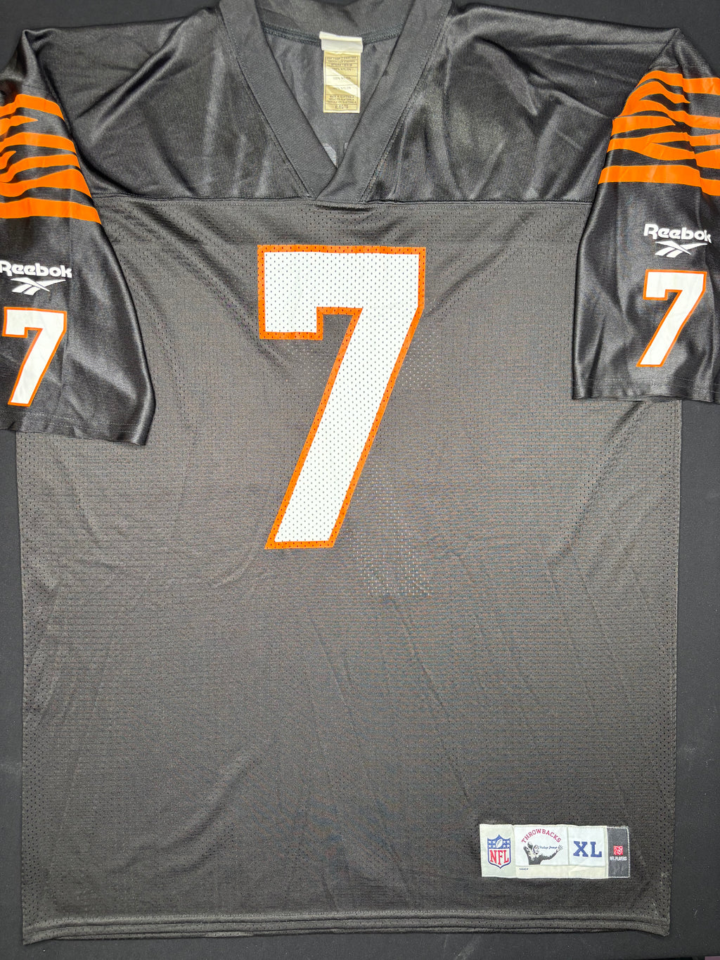 Cincinnati Bengals Boomer Esiason Reebok Throwbacks Football Jersey Size: XL