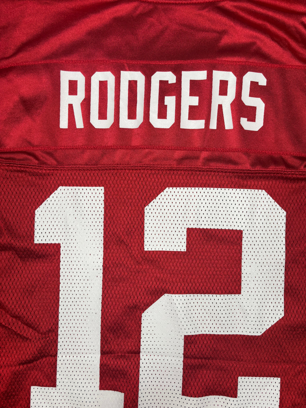 Green Bay Packers Aaron Rodgers Practice Red Reebok Football Jersey Size: Medium