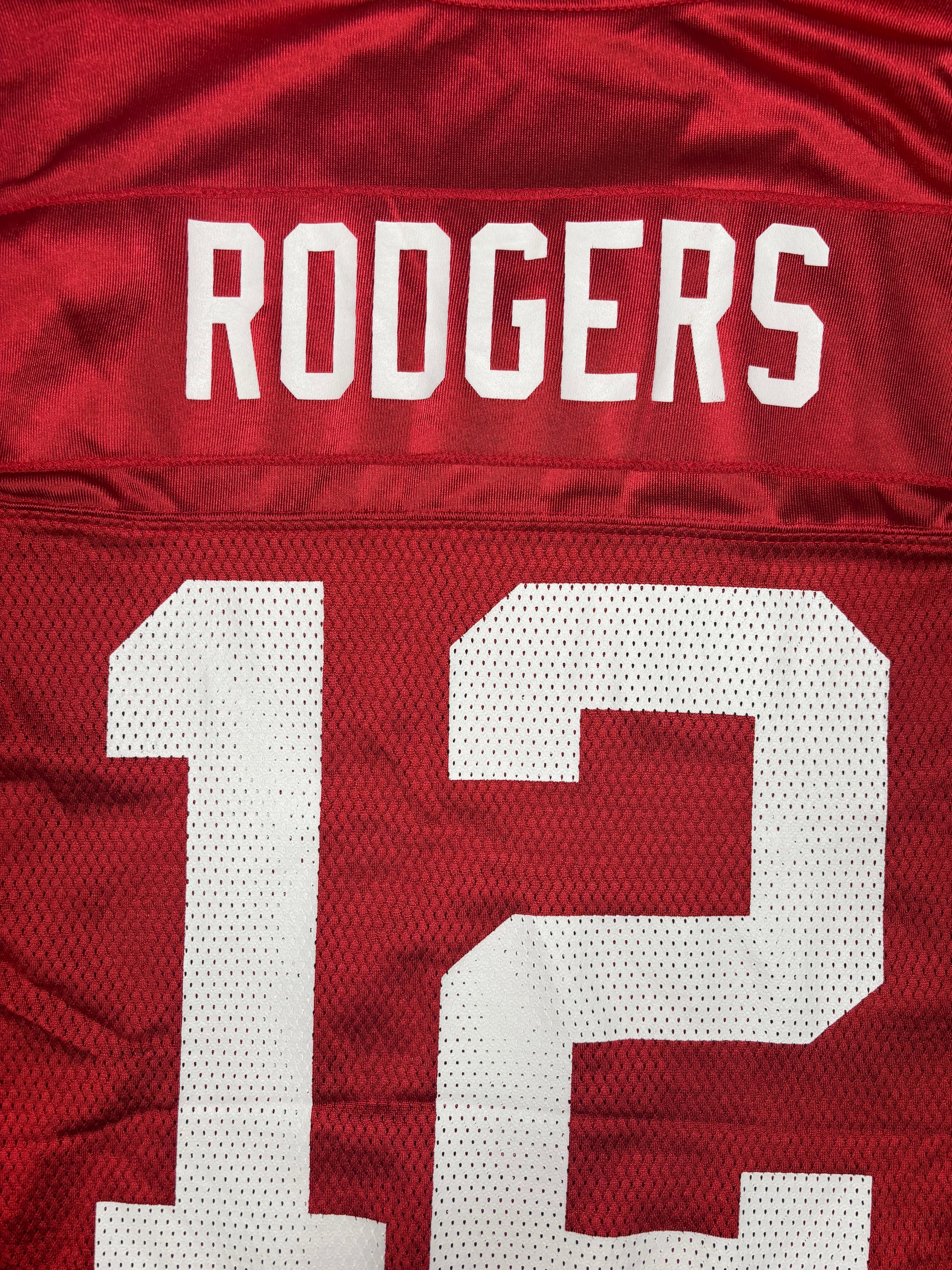 Green Bay Packers Aaron Rodgers Practice Red Reebok Football Jersey Size: Medium