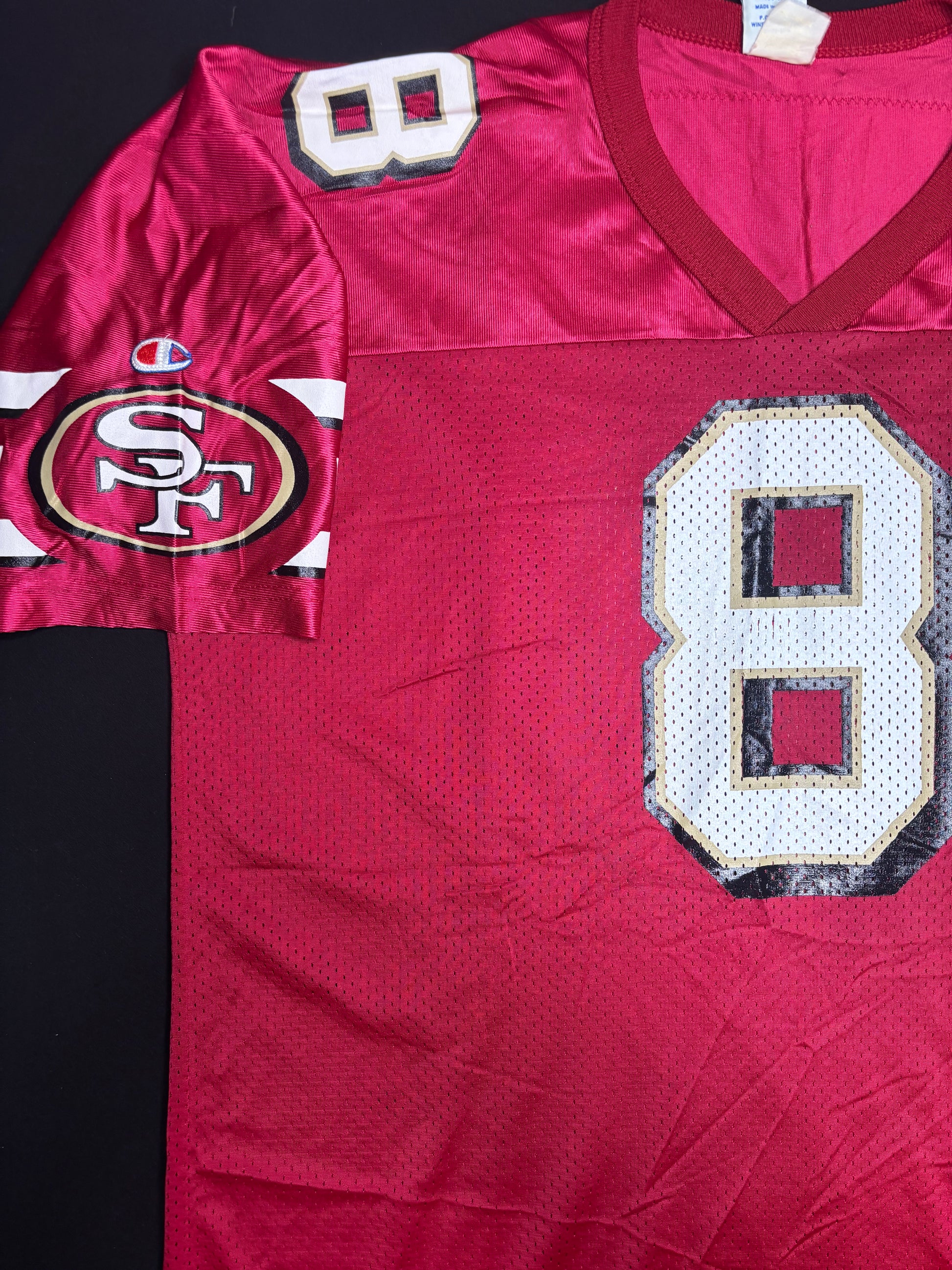 Vintage San Francisco 49ers Steve Young Champion Football Jersey Size: 48