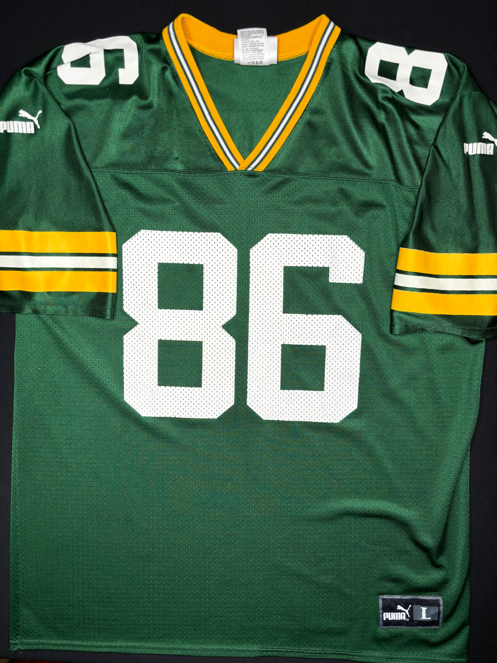 Vintage Green Bay Packers Antonio Freeman Puma Football Jersey Size: Large
