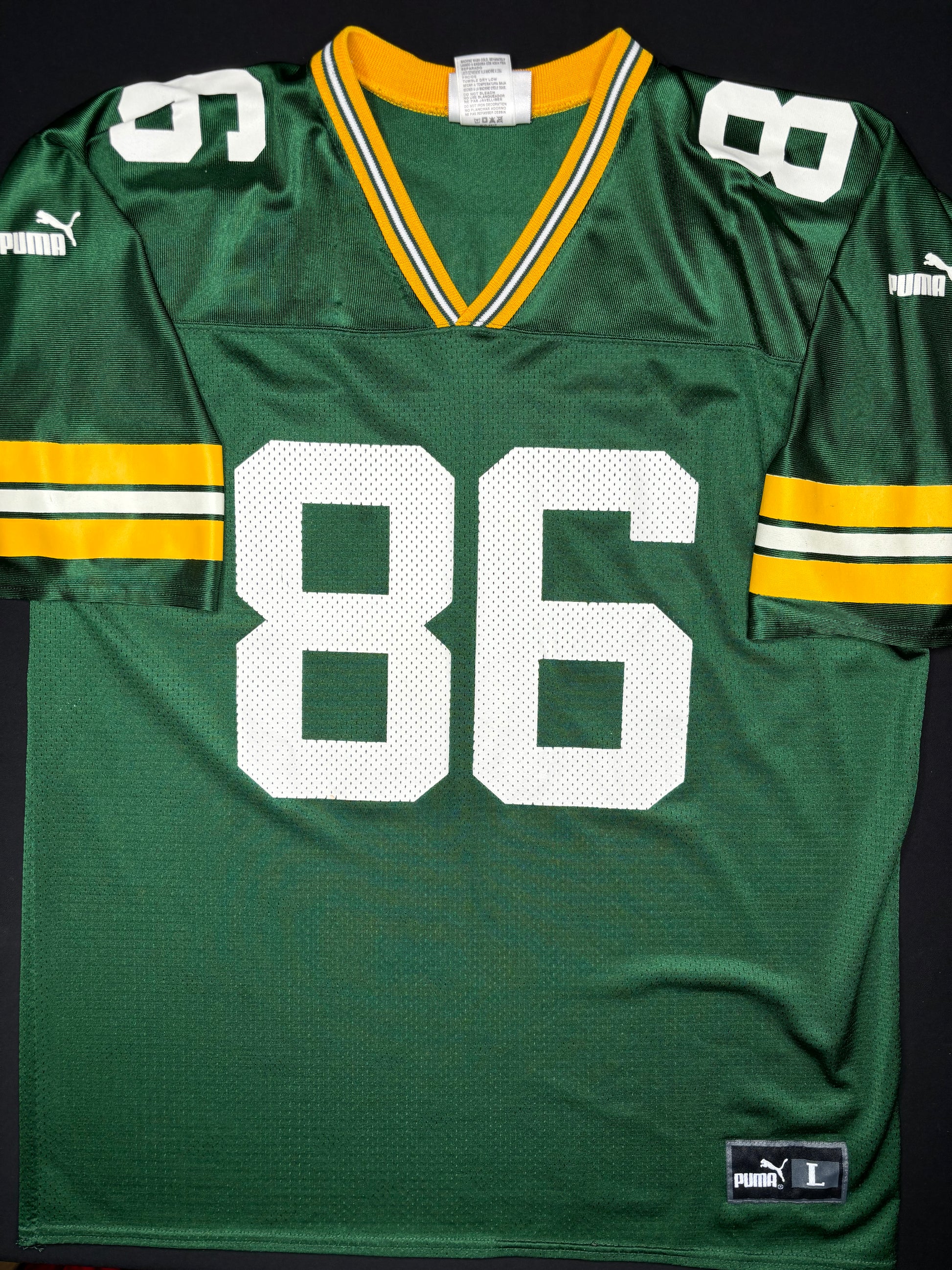 Vintage Green Bay Packers Antonio Freeman Puma Football Jersey Size: Large