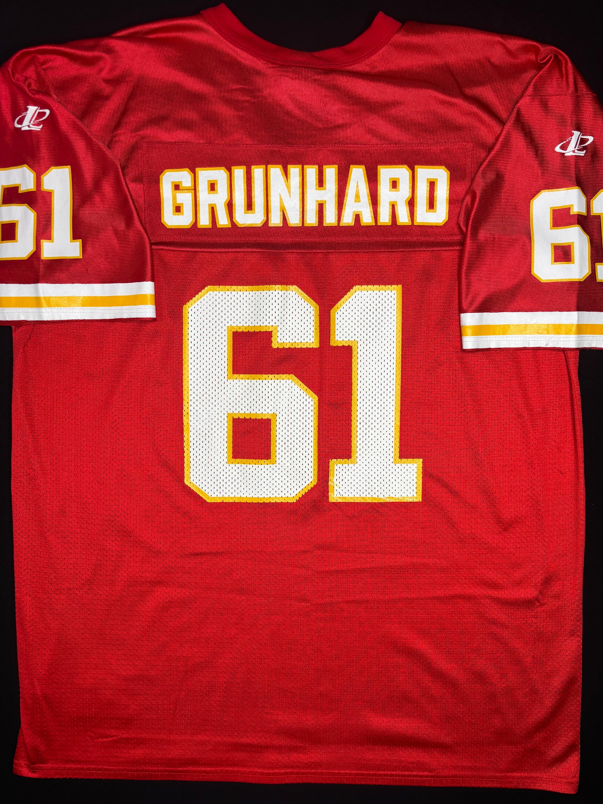 Kansas City Chiefs Tim Grunhard Logo Athletic Football Jersey Size: XL