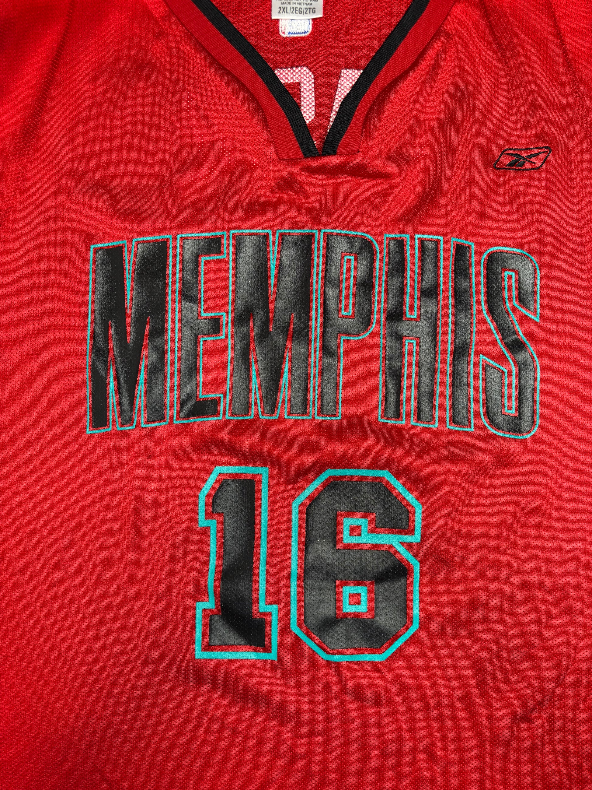 Memphis Grizzlies Pau Gasol Red Alternate Reebok Basketball Jersey Size: XXL