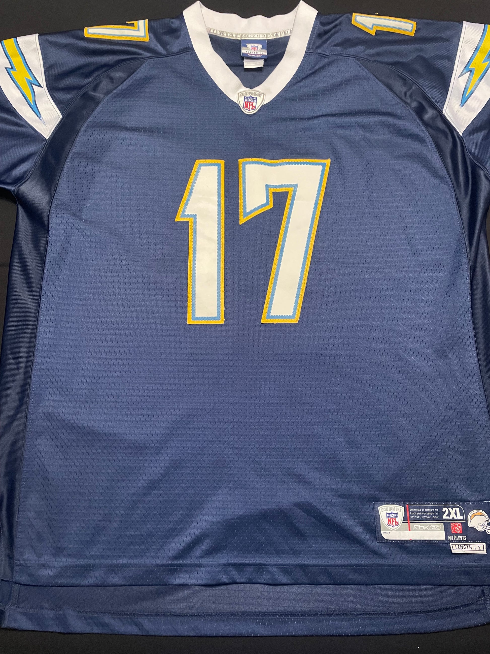 San Diego Chargers Phillip Rivers Reebok Football Jersey Size:XXL