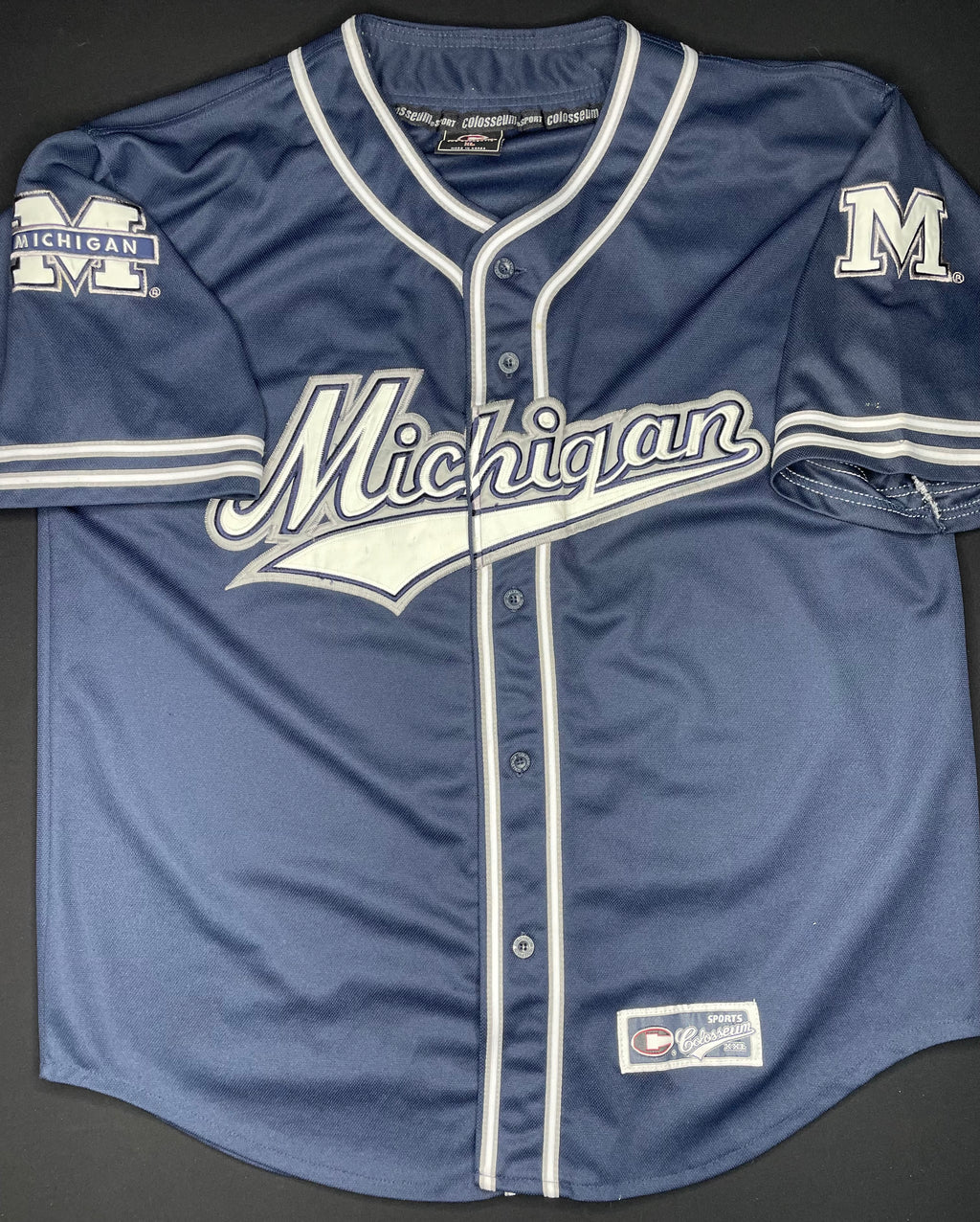 Michigan Wolverines Colosseum Athletics NCAA Baseball Jersey Size: XL