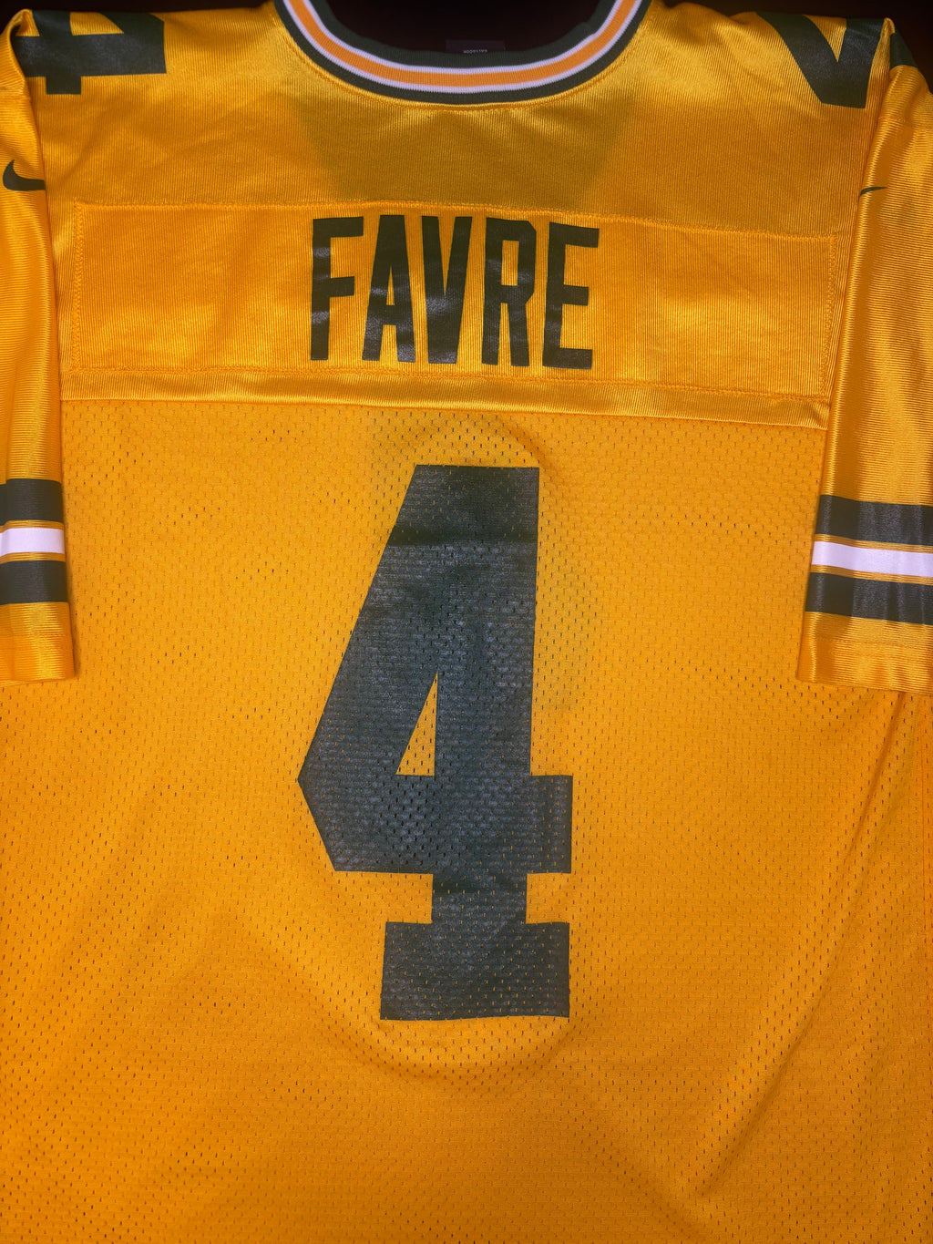 Green Bay Packers Brett Favre Nike Football Jersey Size: Large