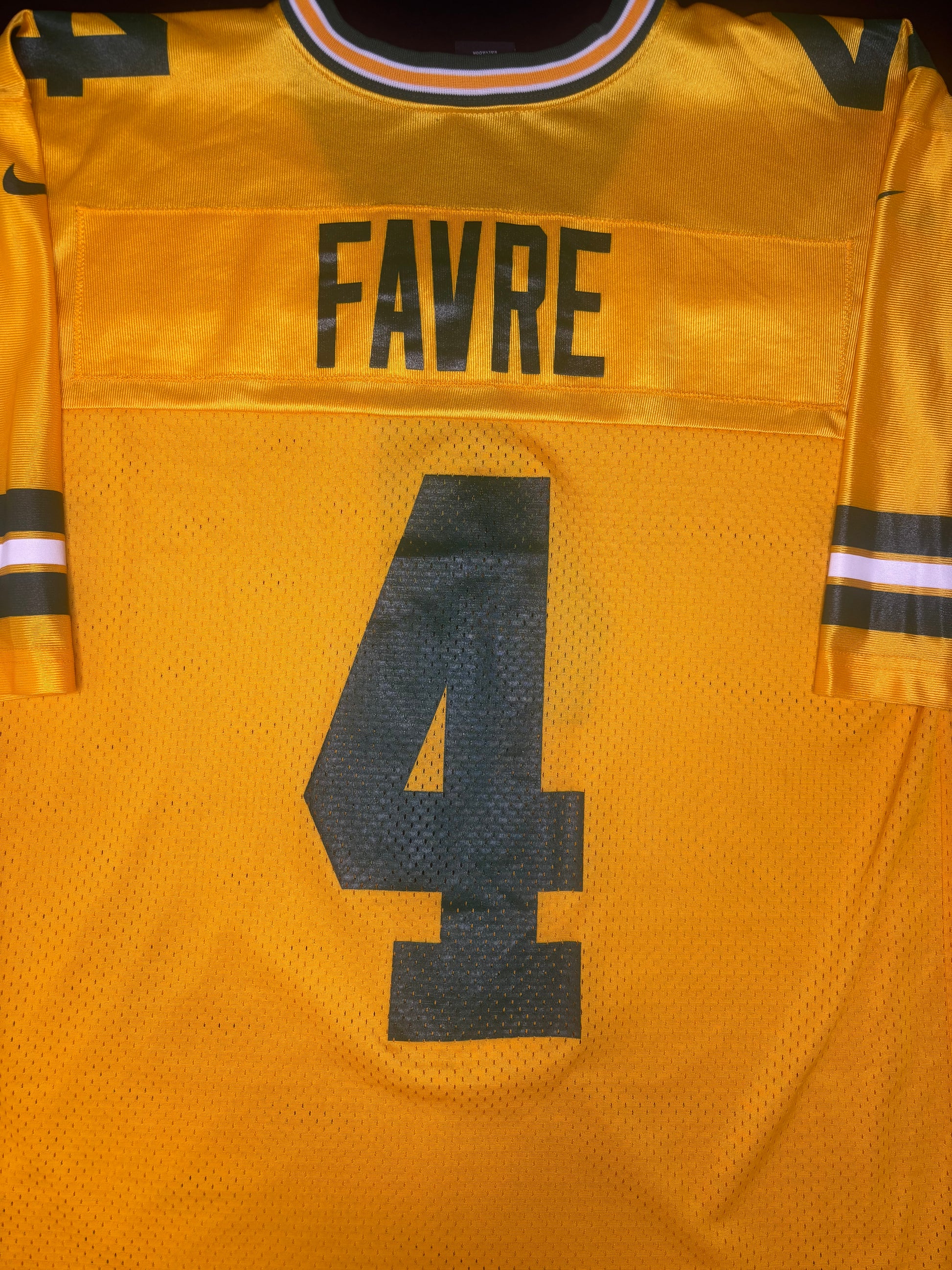Green Bay Packers Brett Favre Nike Football Jersey Size: Large