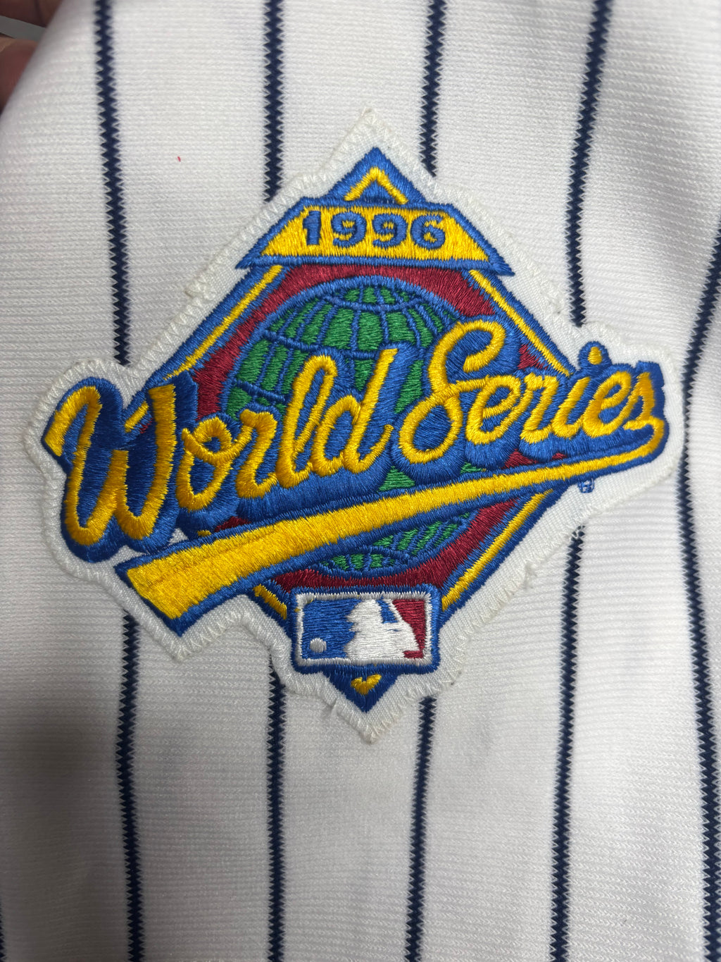 New York Yankees Derek Jeter Authentic Mitchell And Ness 1996 Cooperstown Authentic Baseball Jersey Size: 60