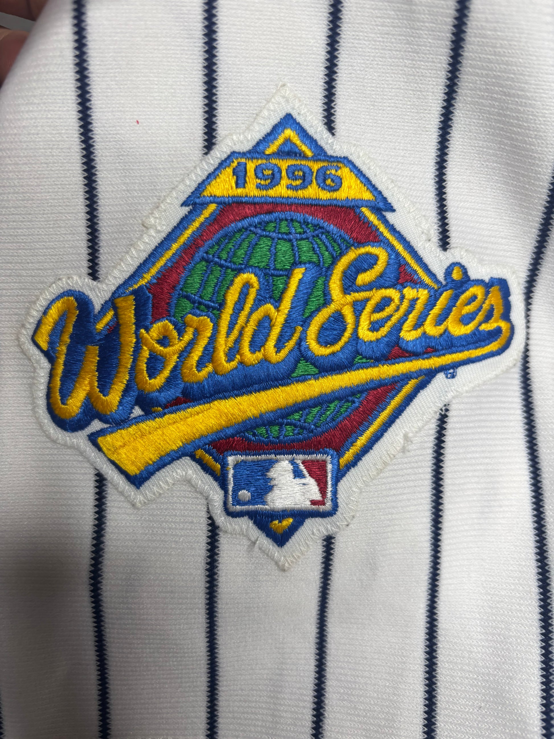 New York Yankees Derek Jeter Authentic Mitchell And Ness 1996 Cooperstown Authentic Baseball Jersey Size: 60