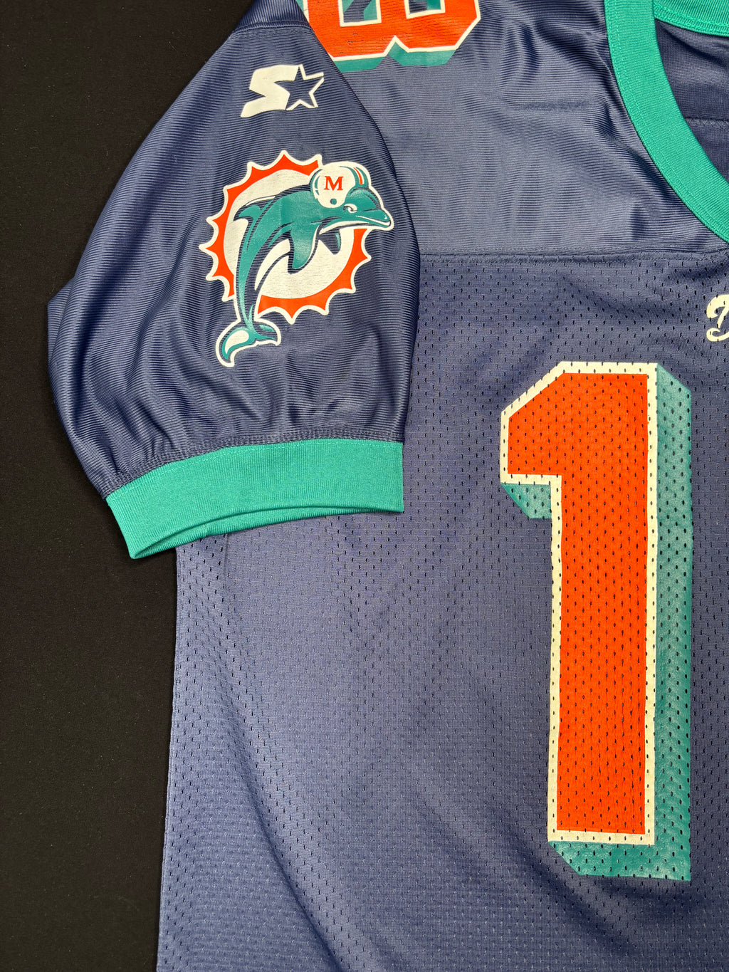 Miami Dolphins Dan Marino Alt Blue Starter Football Jersey Size: 54