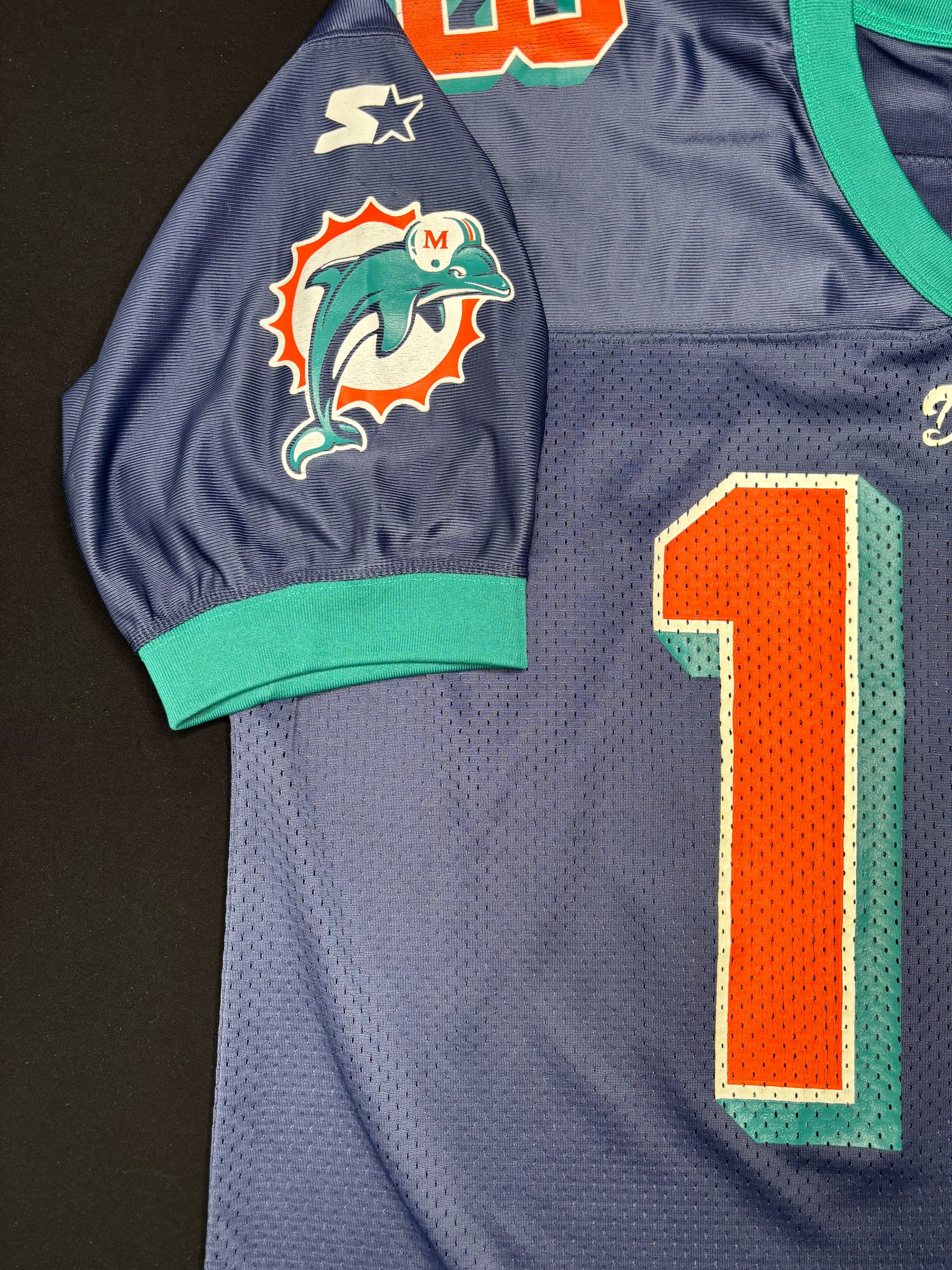 Miami Dolphins Dan Marino Alt Blue Starter Football Jersey Size: 54