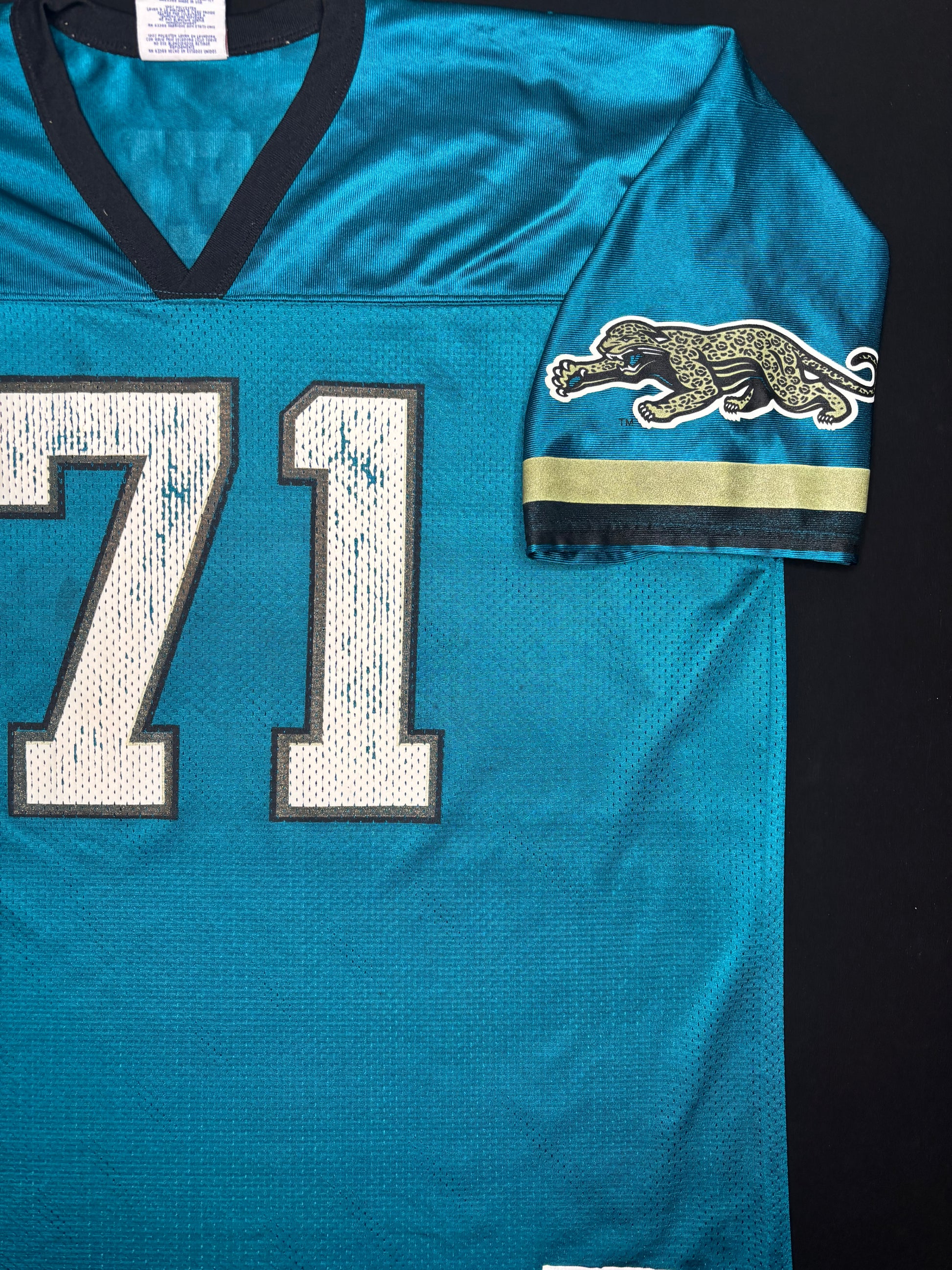 Vintage Jacksonville Jaguars Tony Boselli Logo Athletic Football Jersey Size: XXL