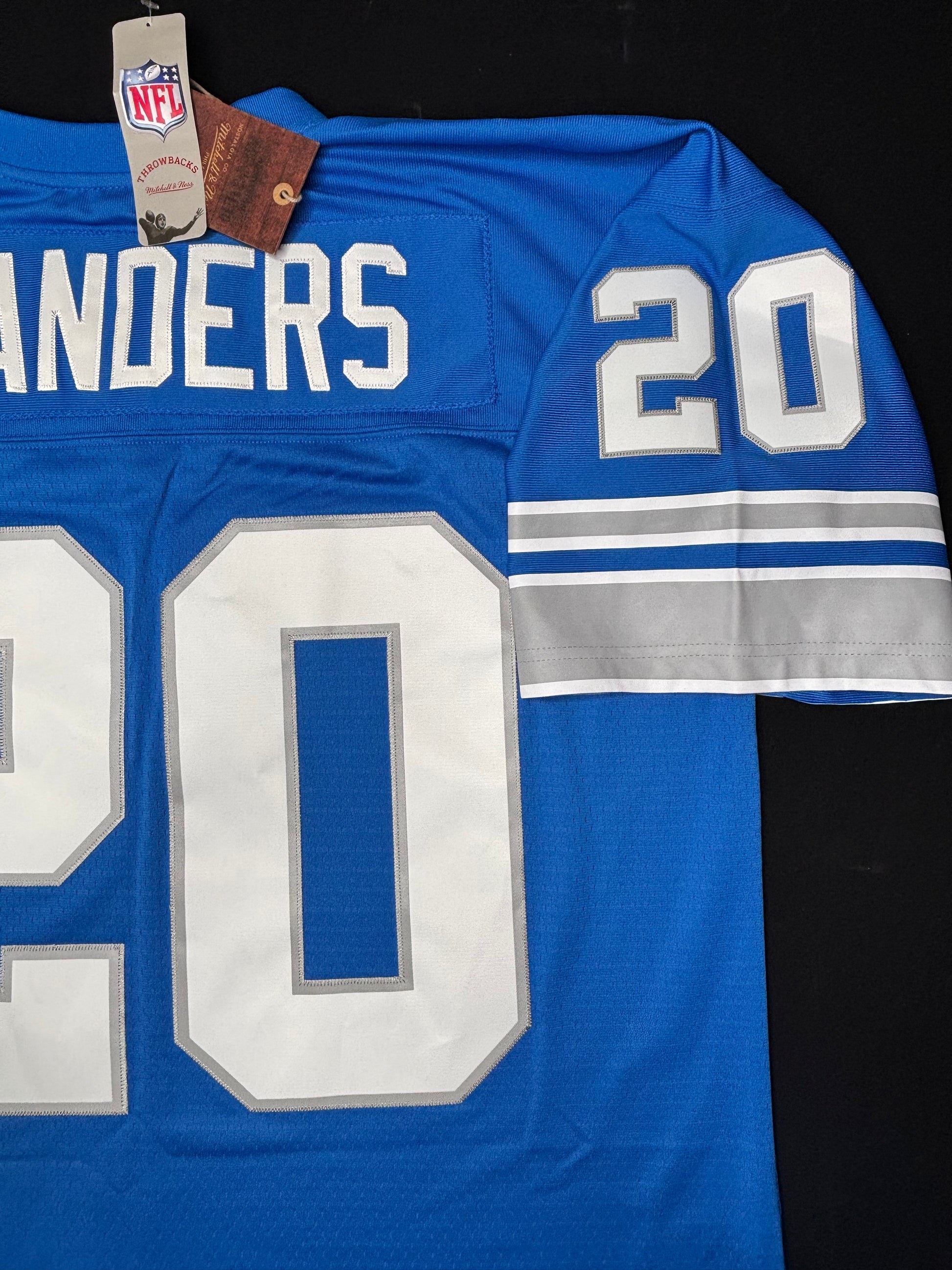 NWT Detroit Lions Barry Sanders Mitchell And Ness Legacy Football Jersey Size: XL