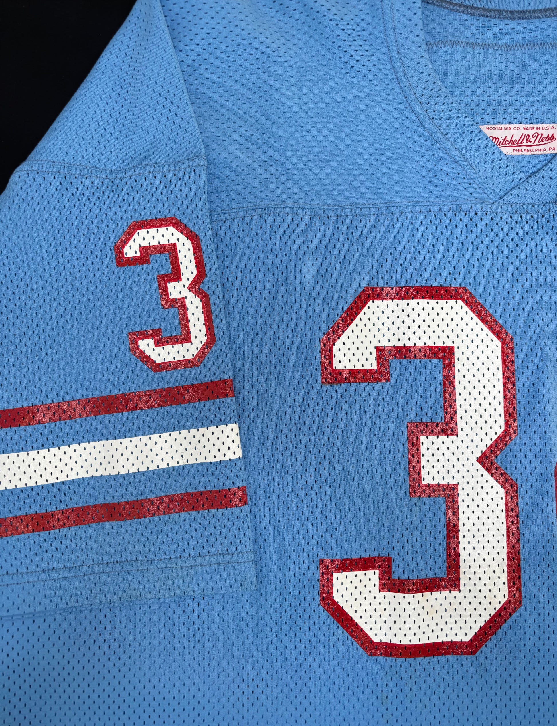 Houston Oilers Earl Campbell 80’ Mitchell & Ness Authentic Football Jersey Size: 4XL