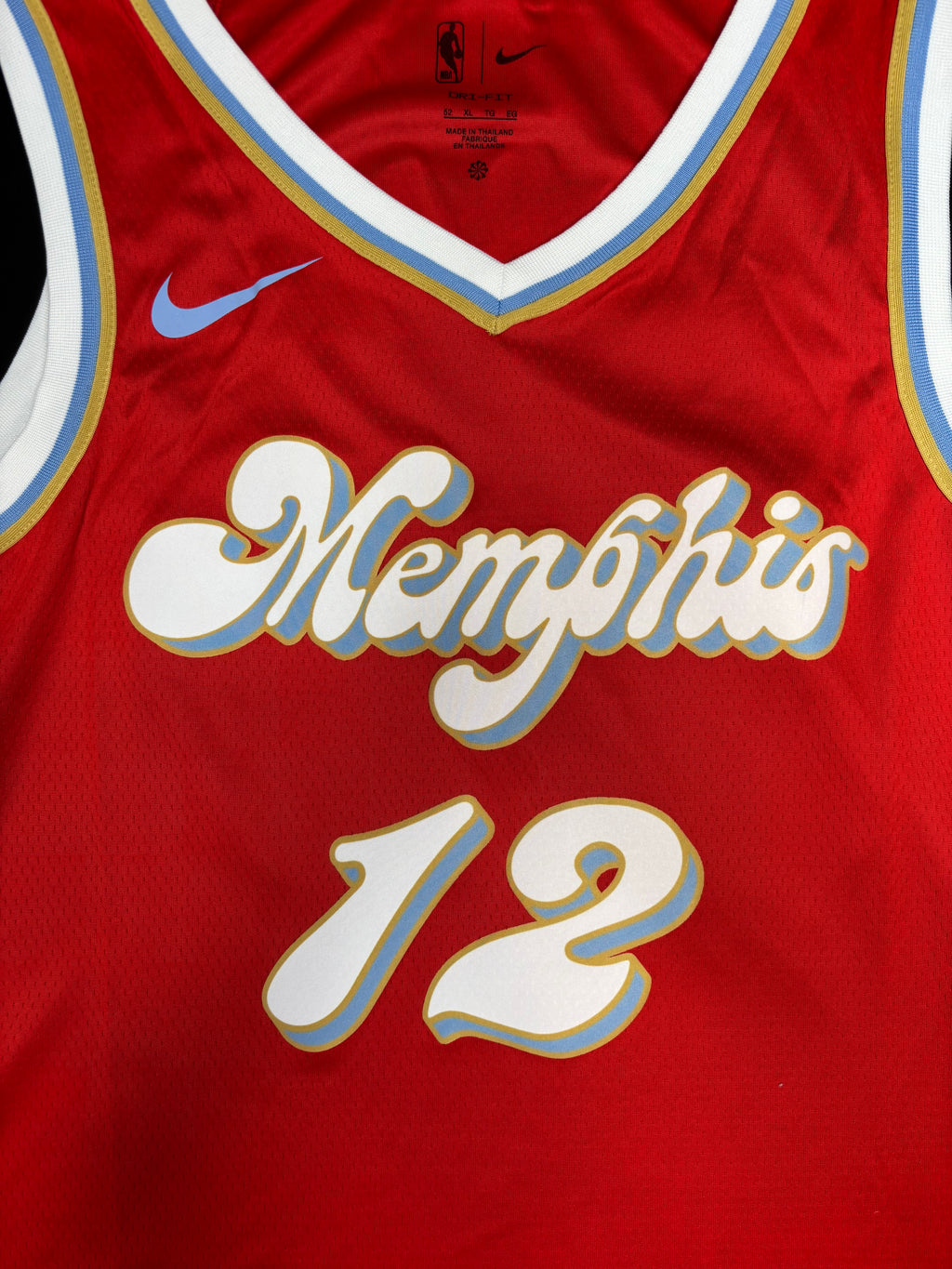 Memphis Grizzlies Ja Morant 2024/25 Nike City Edition Basketball Jersey Size: 52