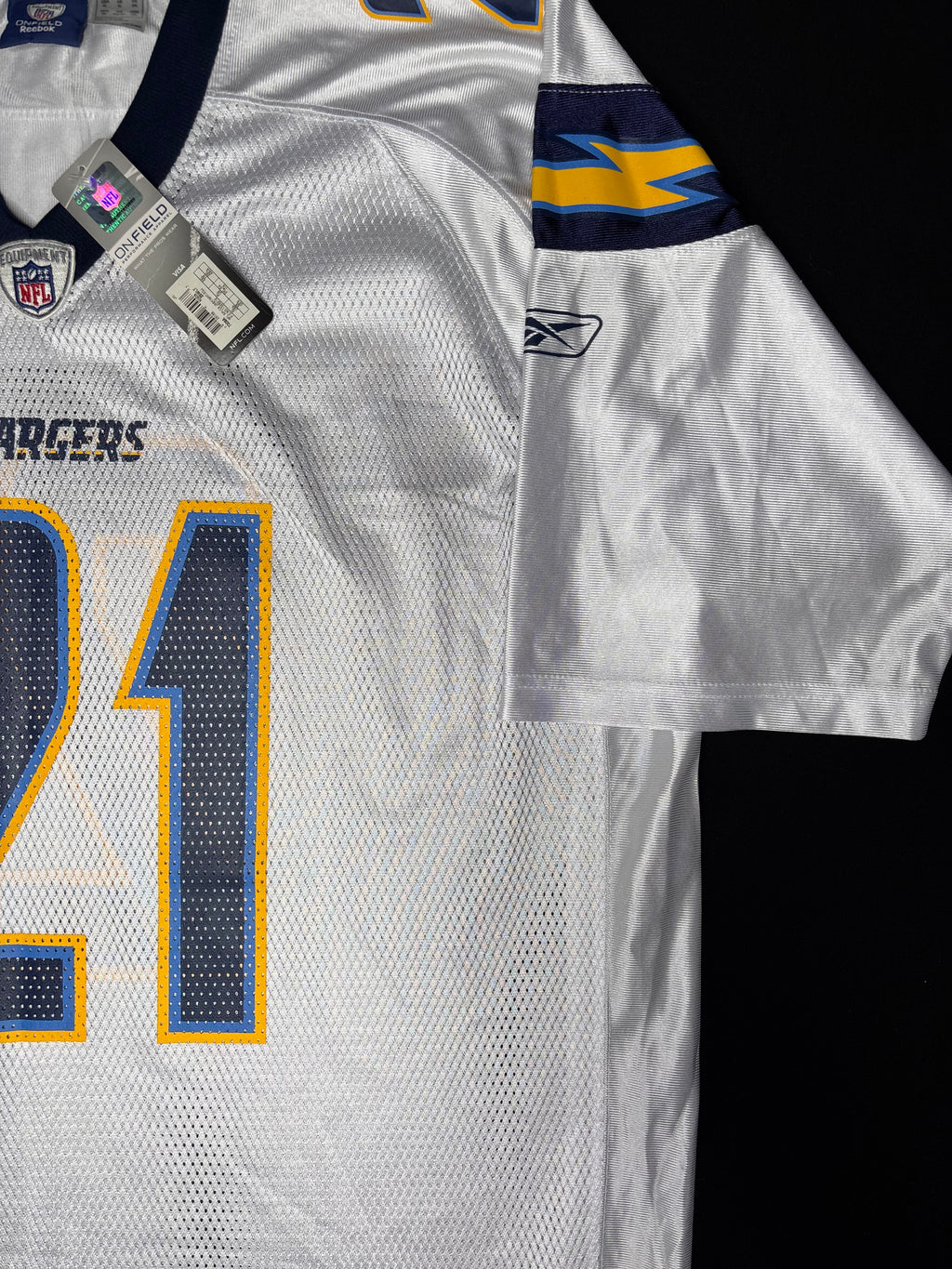 NWT San Diego Chargers Ladainian Tomlinson Reebok Football Jersey Size: XXL