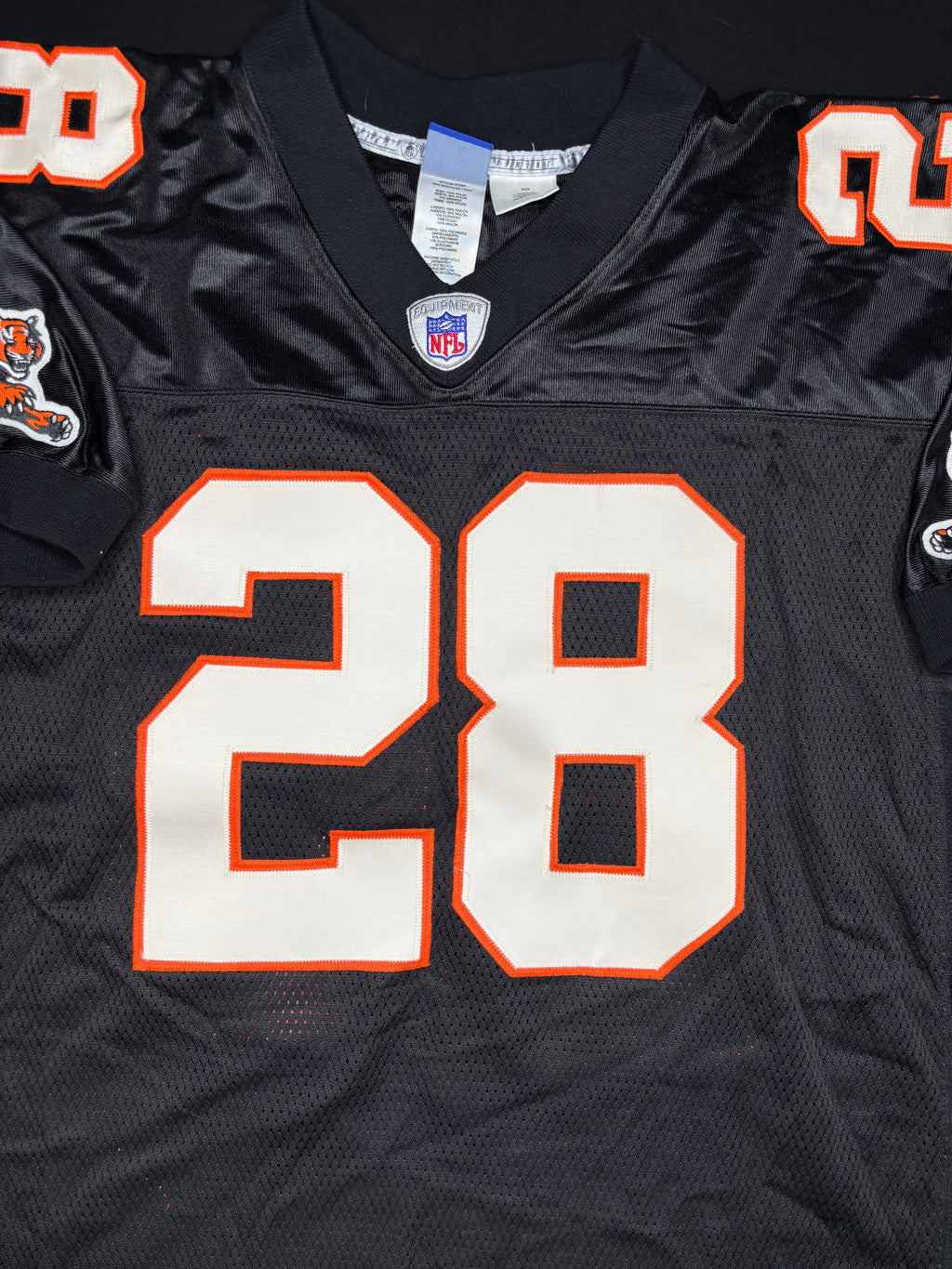 Cincinnati Bengals Corey Dillon Autographed Reebok Authentic Football Jersey Size: 50