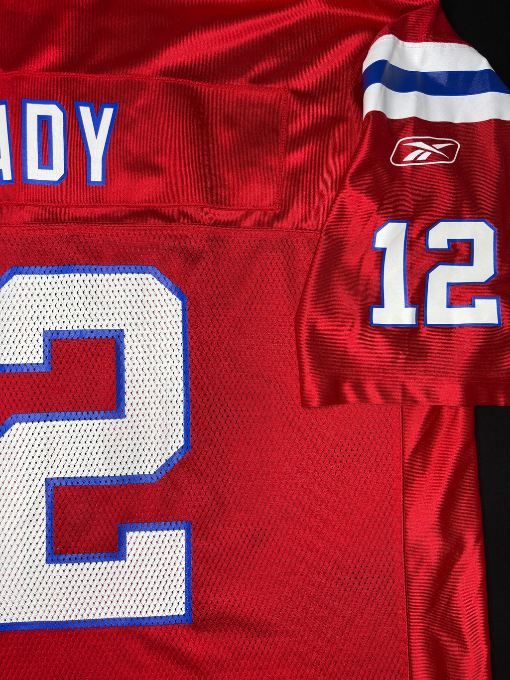 NWT New England Patriots Tom Brady Reebok Throwbacks Football Jersey Size: XXL