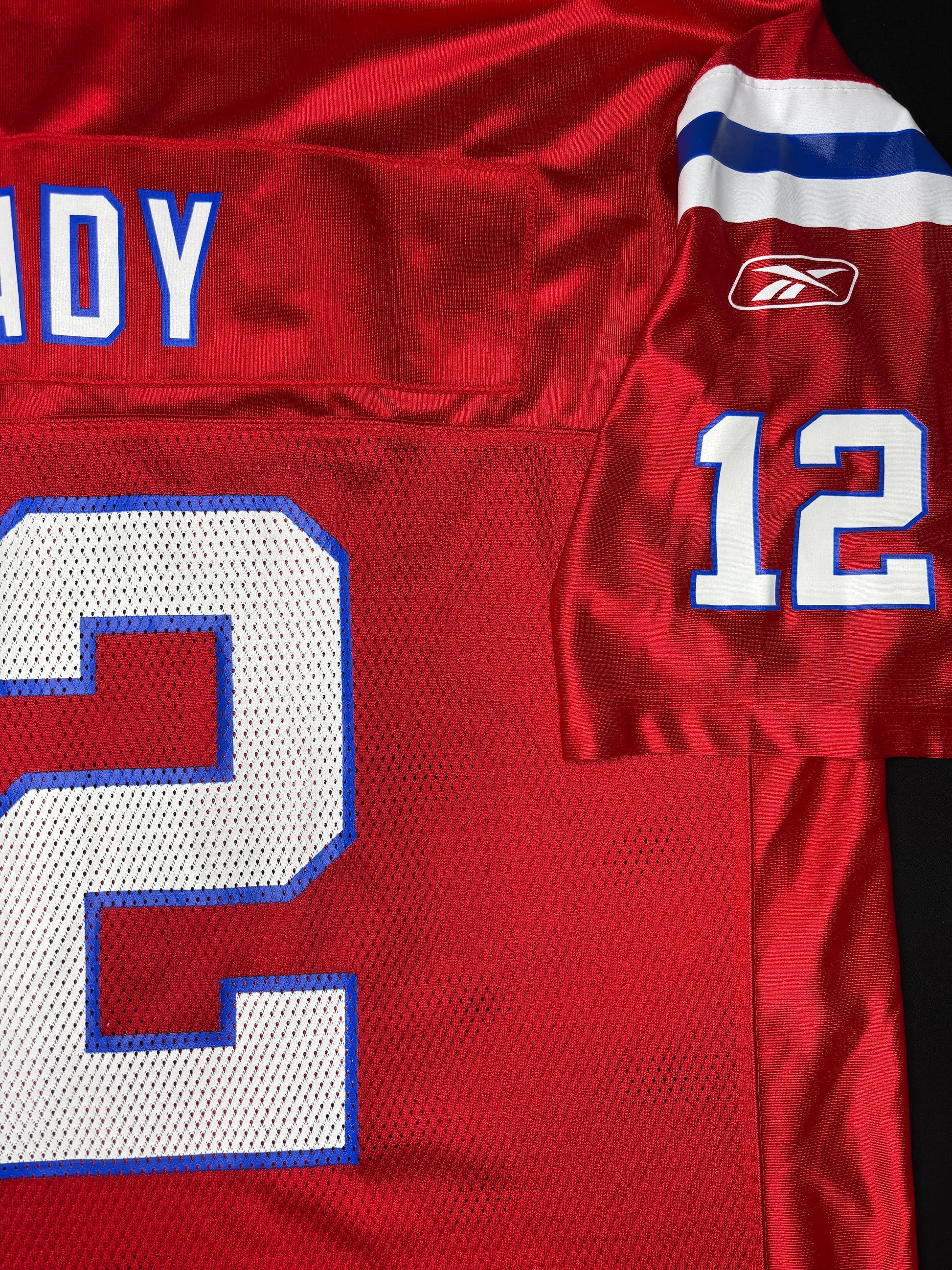 NWT New England Patriots Tom Brady Reebok Throwbacks Football Jersey Size: XXL