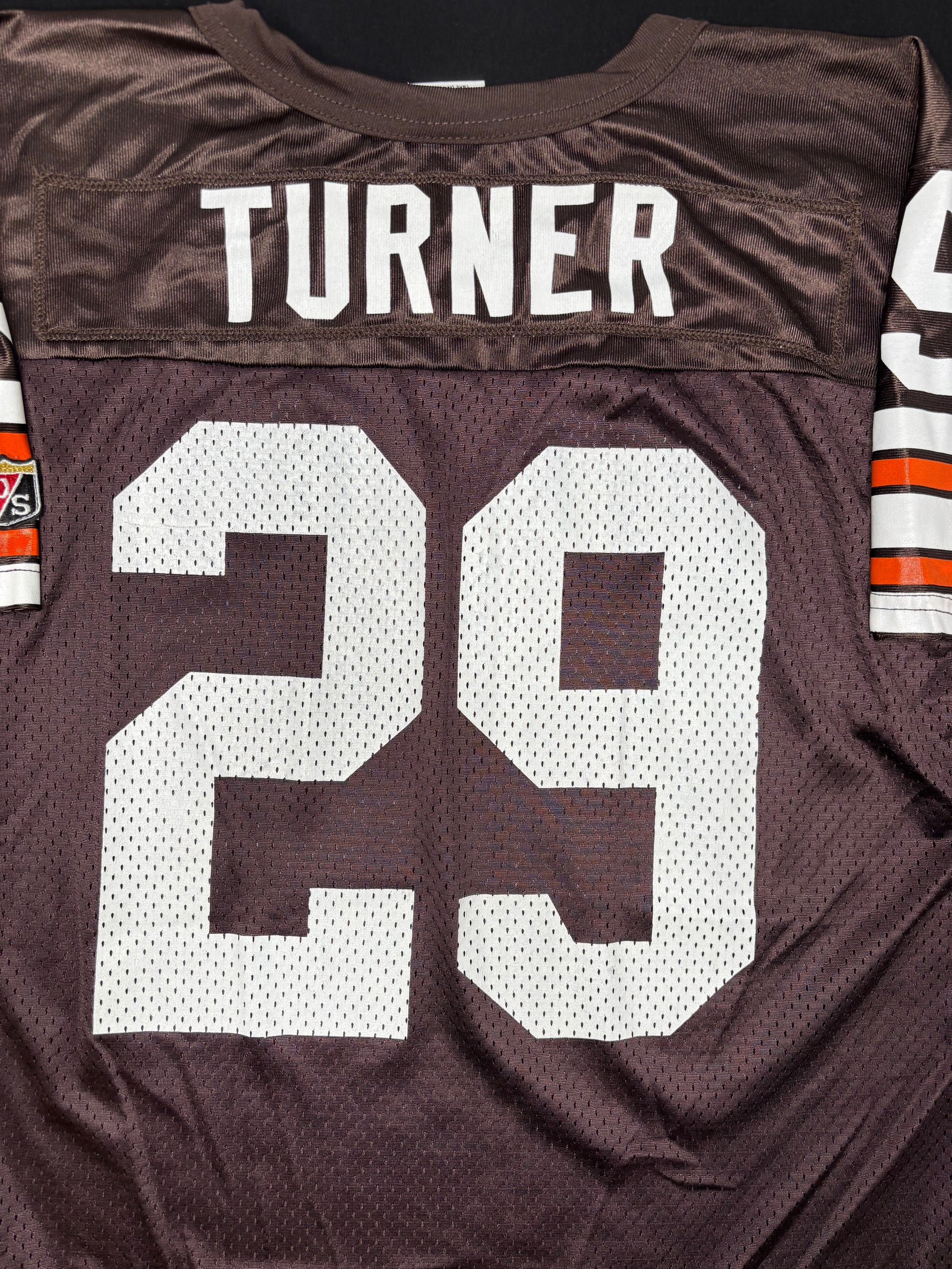 Cleveland Browns Eric Turner Wilson Football Jersey Size: Large