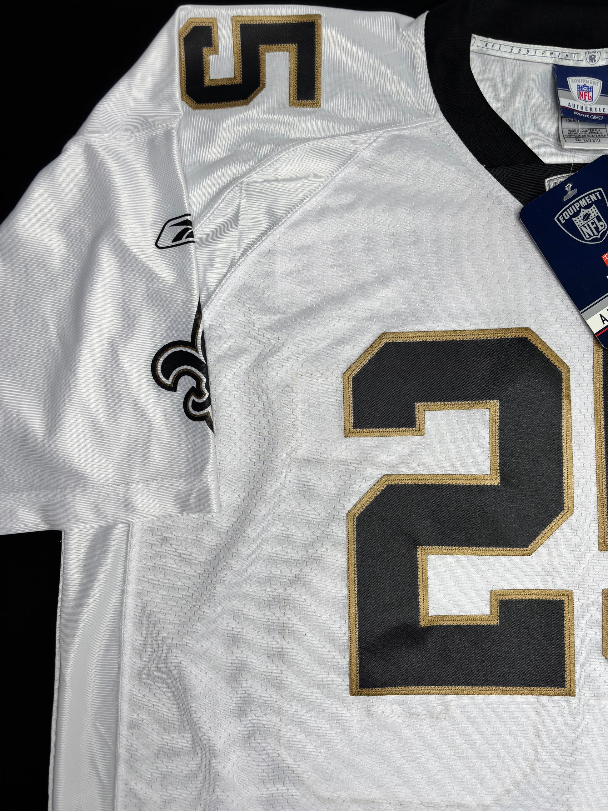 NWT New Orleans Saints Reggie Bush Reebok Premiere Football Jersey Size: XXL