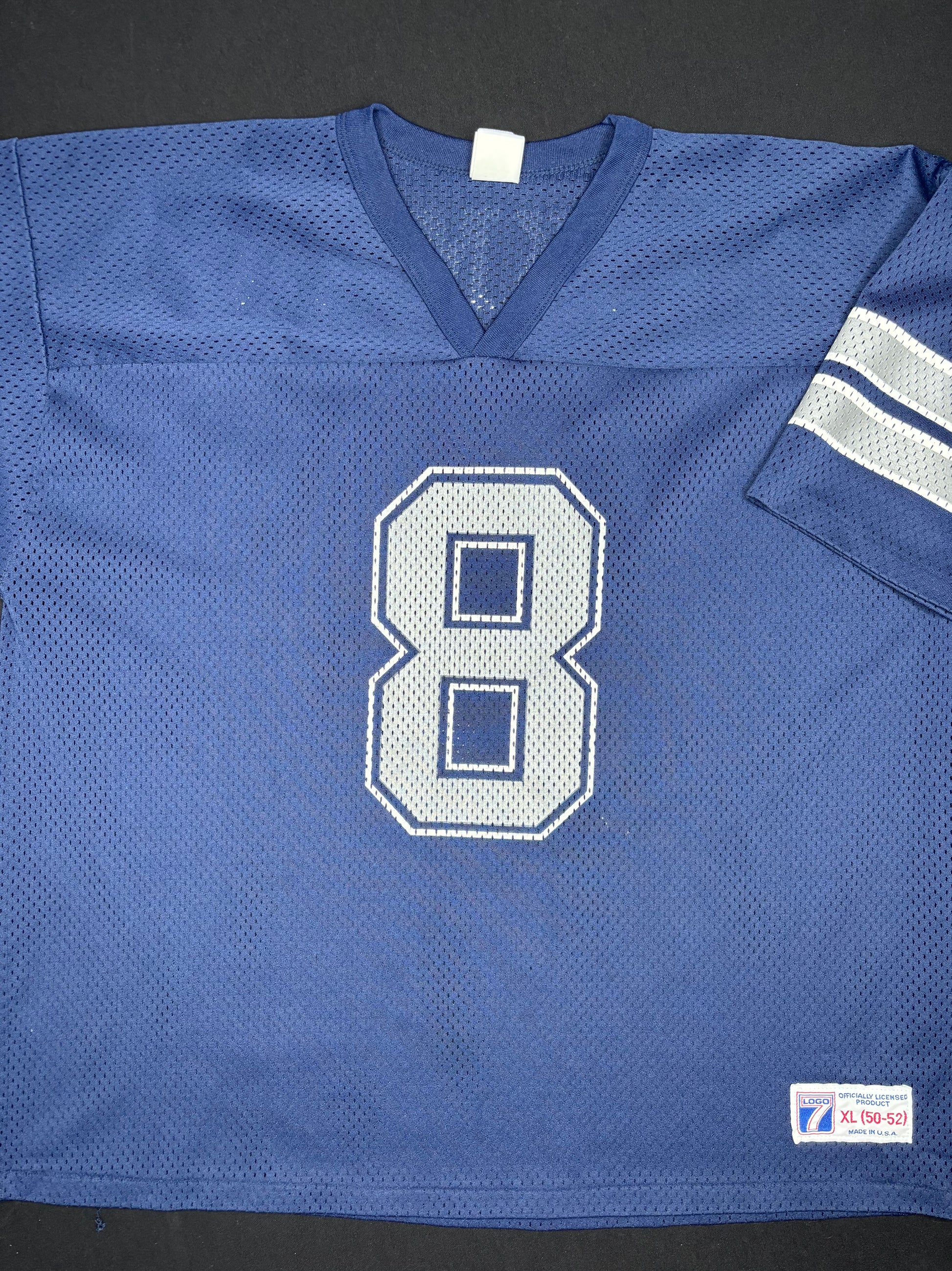 Vintage Dallas Cowboys Troy Aikman Logo 7 Football Jersey Size: XL