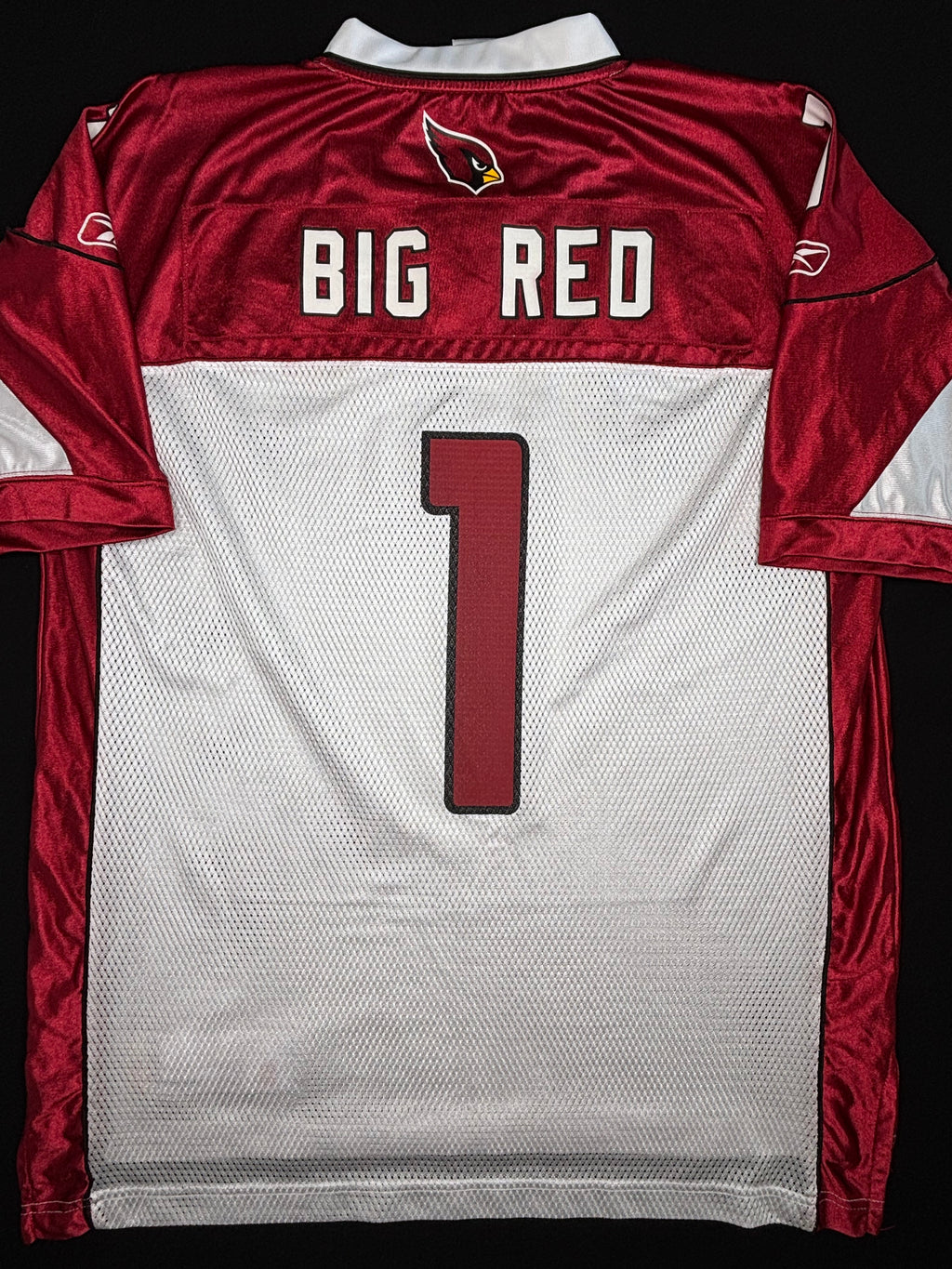 Arizona Cardinals “Big Red” w/ Cardinals Stadium Patch Reebok Football Jersey Size: Large