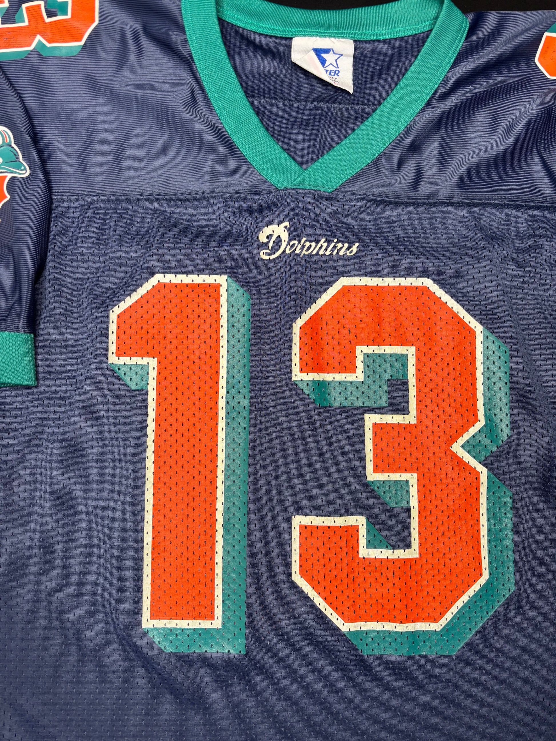 Miami Dolphins Dan Marino Alt Blue Starter Football Jersey Size: 54