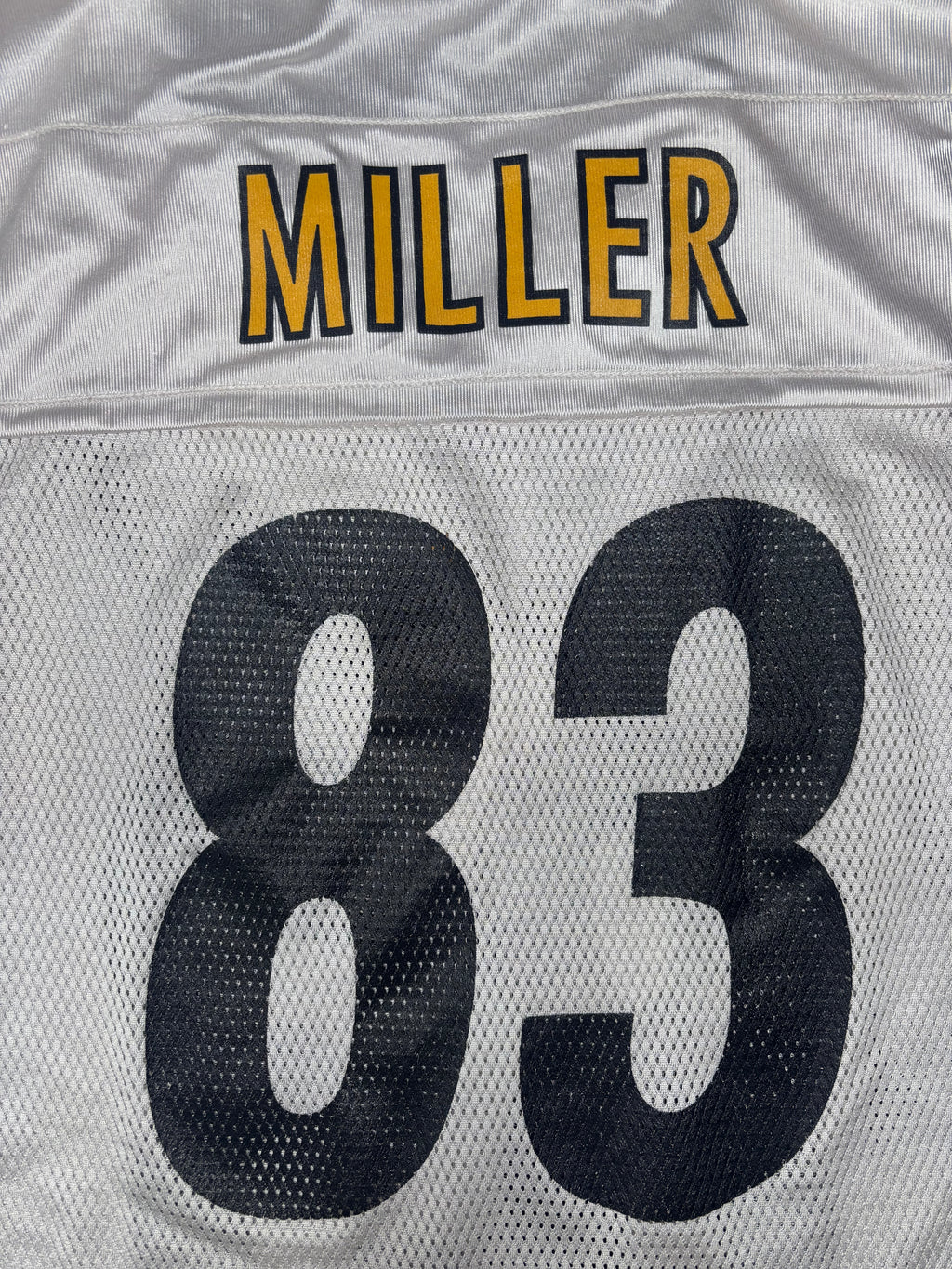 Pittsburgh Steelers Heath Miller Super Bowl 40 Reebok Football Jersey Size: Large