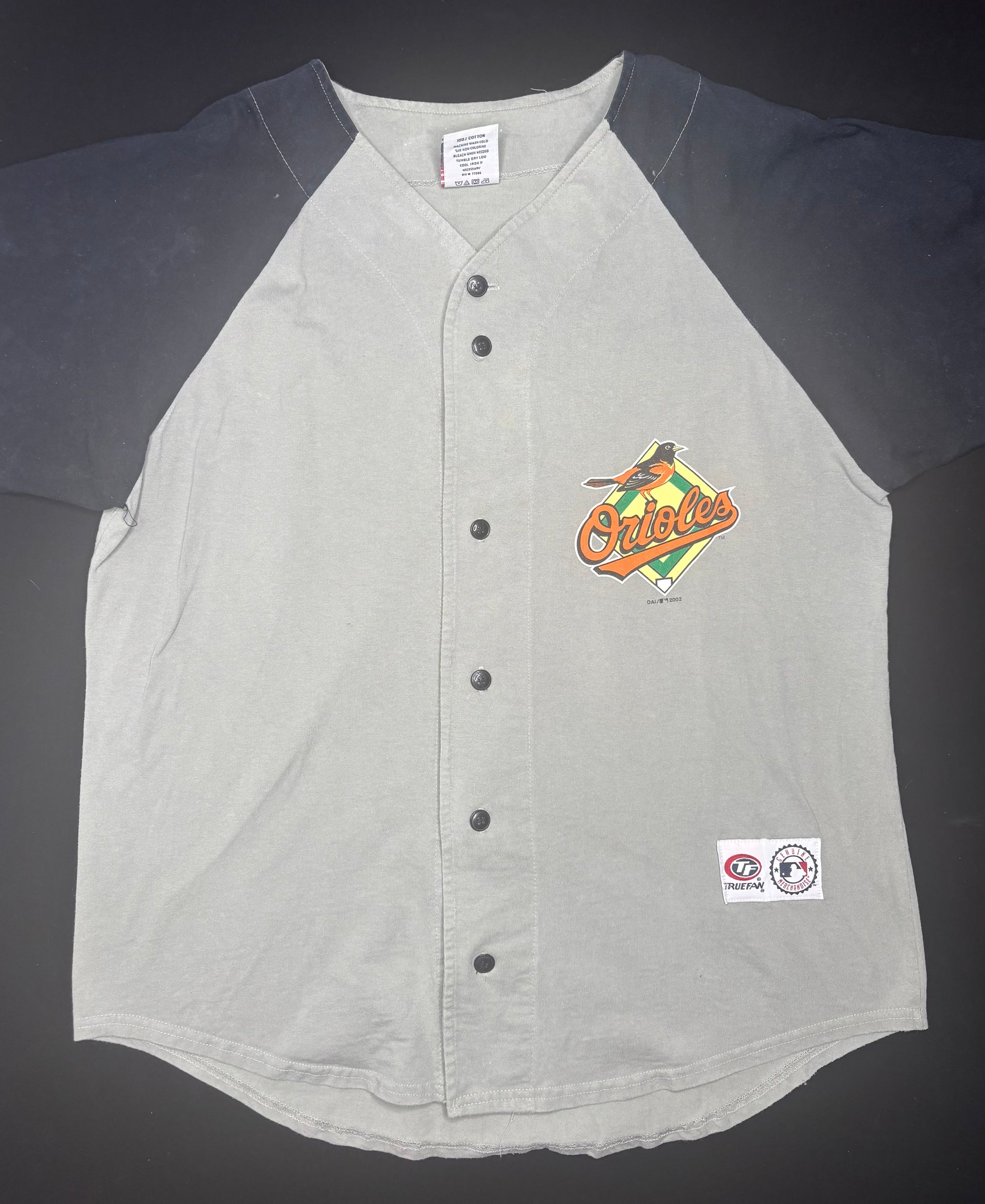 Baltimore Orioles True Fan Baseball Jersey Size: Large