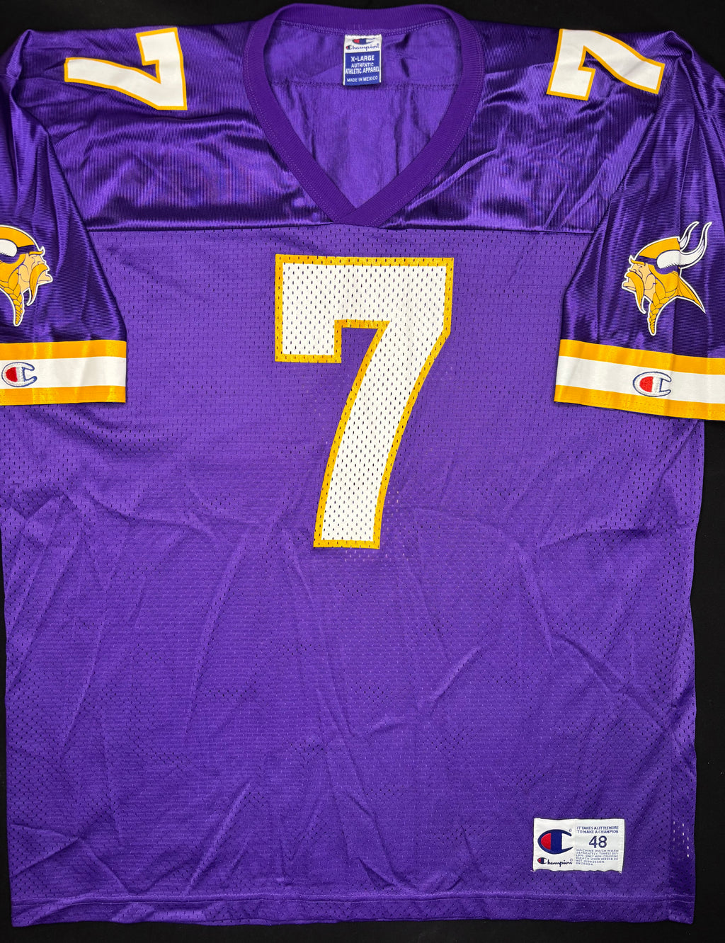 Minnesota Vikings Randall Cunningham Champion Football Jersey Size: 48