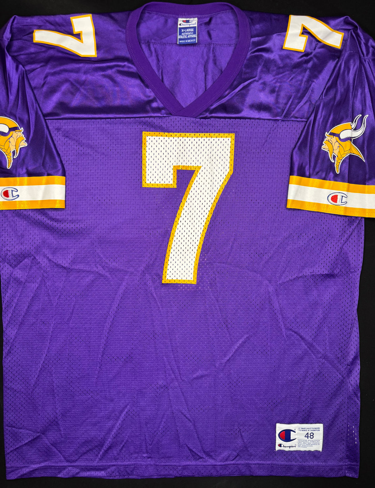 Minnesota Vikings Randall Cunningham Champion Football Jersey Size: 48