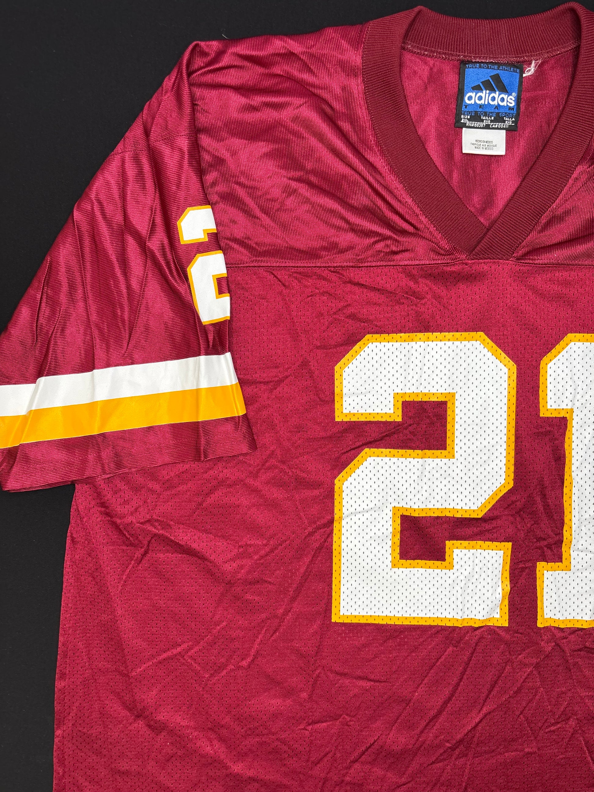 Washington Redskins Deion Sanders Adidas Football Jersey Size: XXL