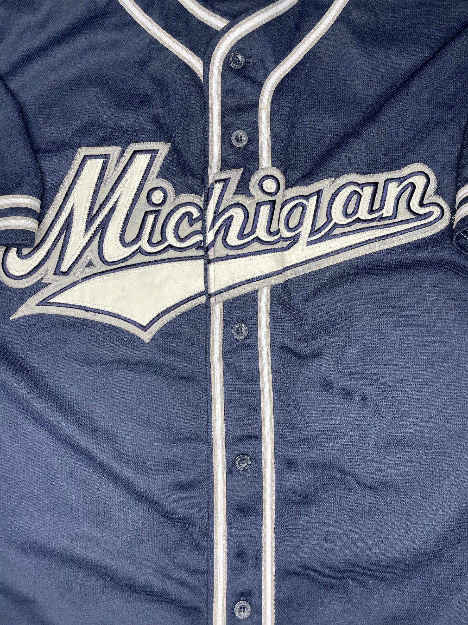 Michigan Wolverines Colosseum Athletics NCAA Baseball Jersey Size: XL