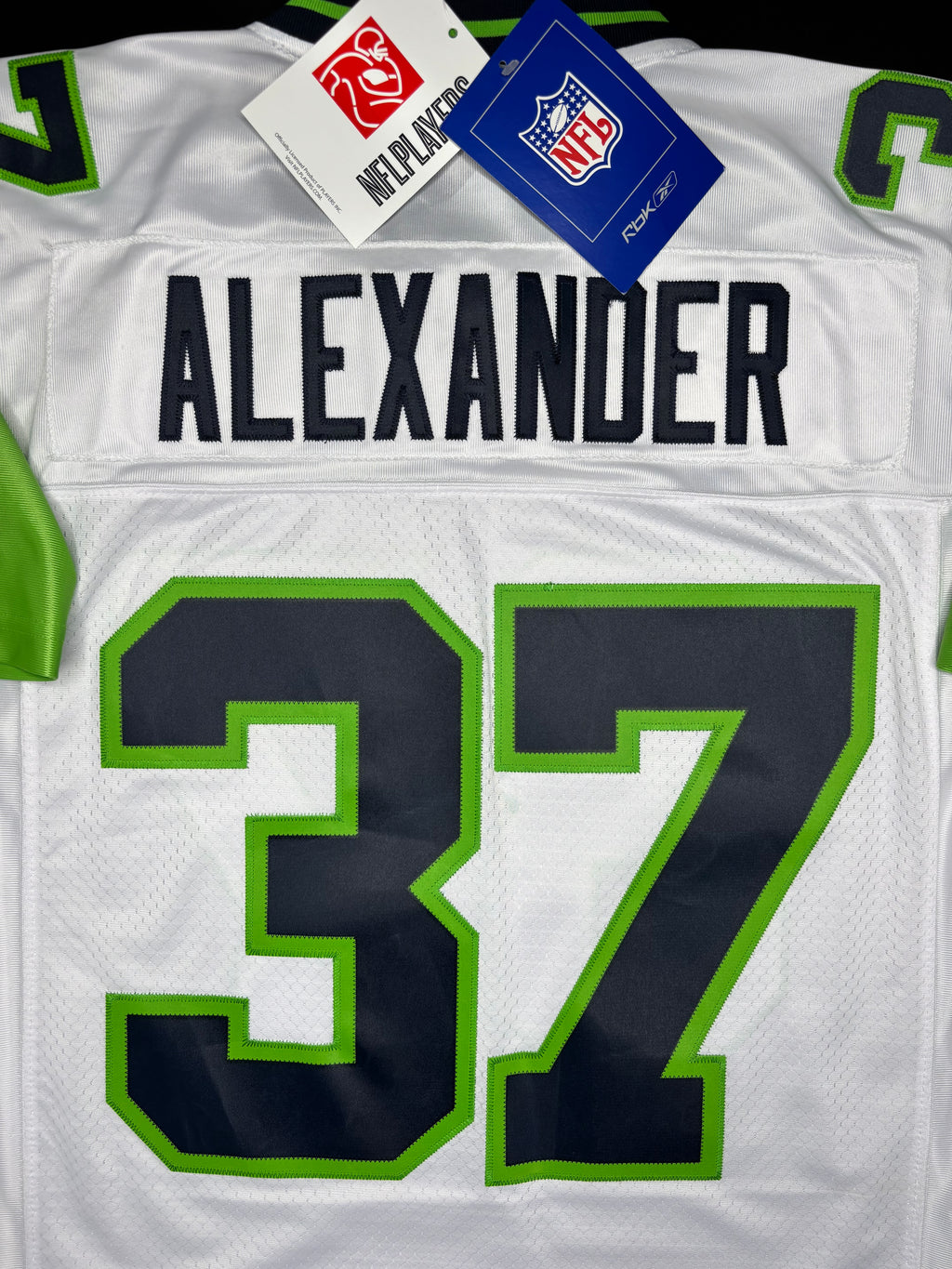 NWT Seattle Seahawks Shaun Alexander Reebok Premier Football Jersey Size: Medium