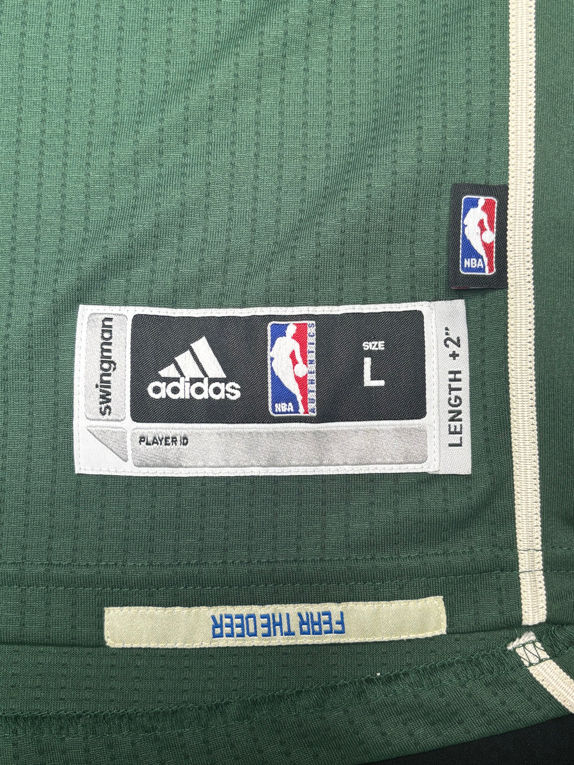 Milwaukee Bucks Jabari Parker Adidas Swingman Basketball Jersey Size: Large