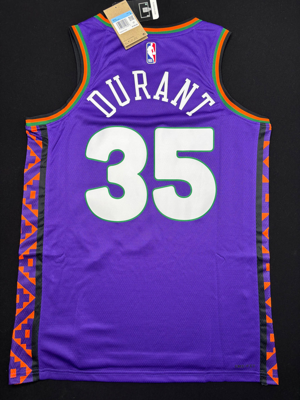 NWT Phoenix Suns Kevin Durant Nike City Edition Swingman Basketball Jersey Size: 44