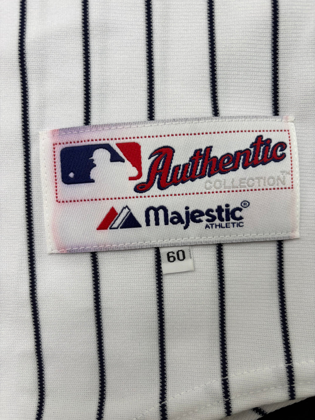 New York Yankees Mariano Rivera 2009 Authentic Majestic Baseball Jersey w/ Patches Size: 60